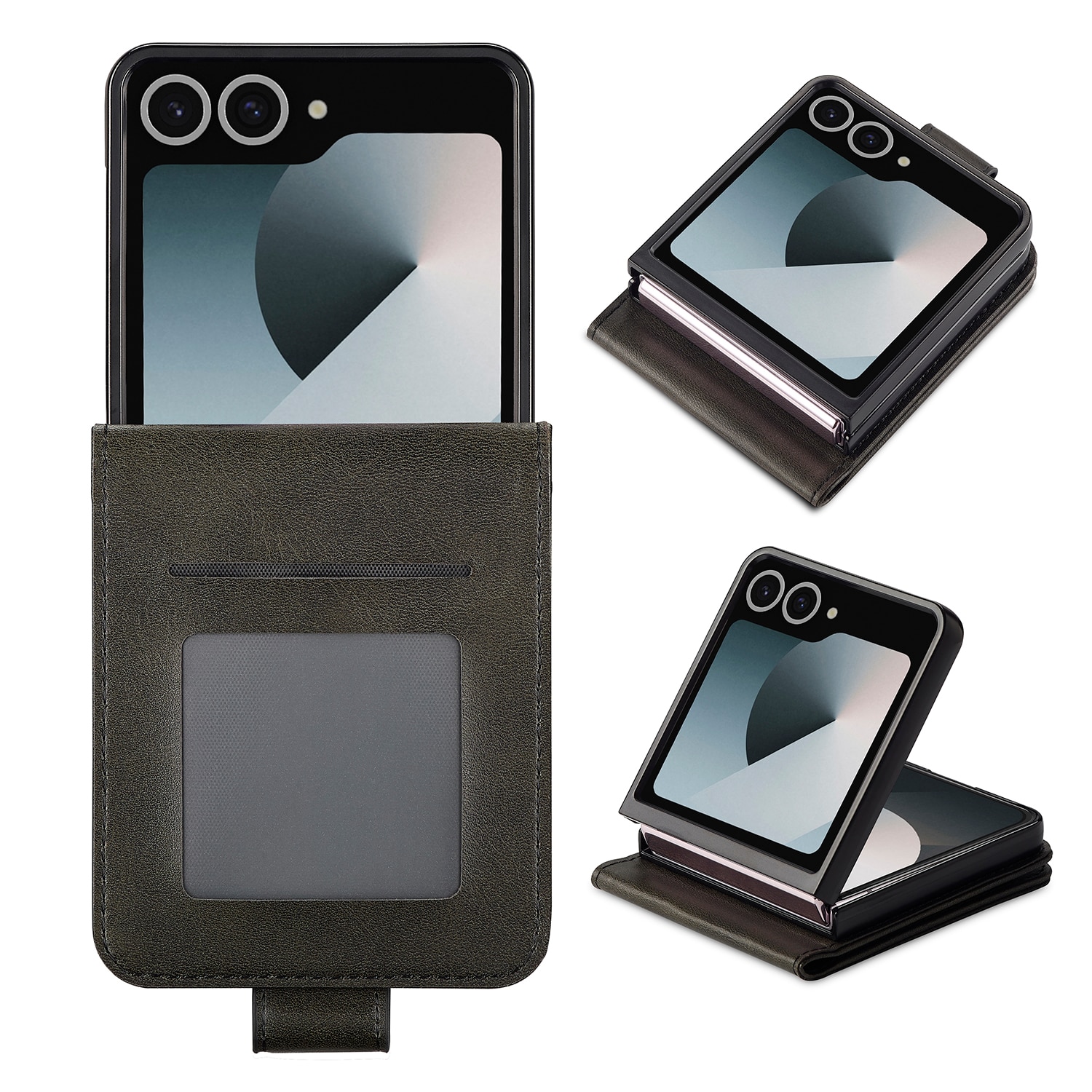 Bookcover hoesje Samsung Galaxy Z Flip 7 Zwart
