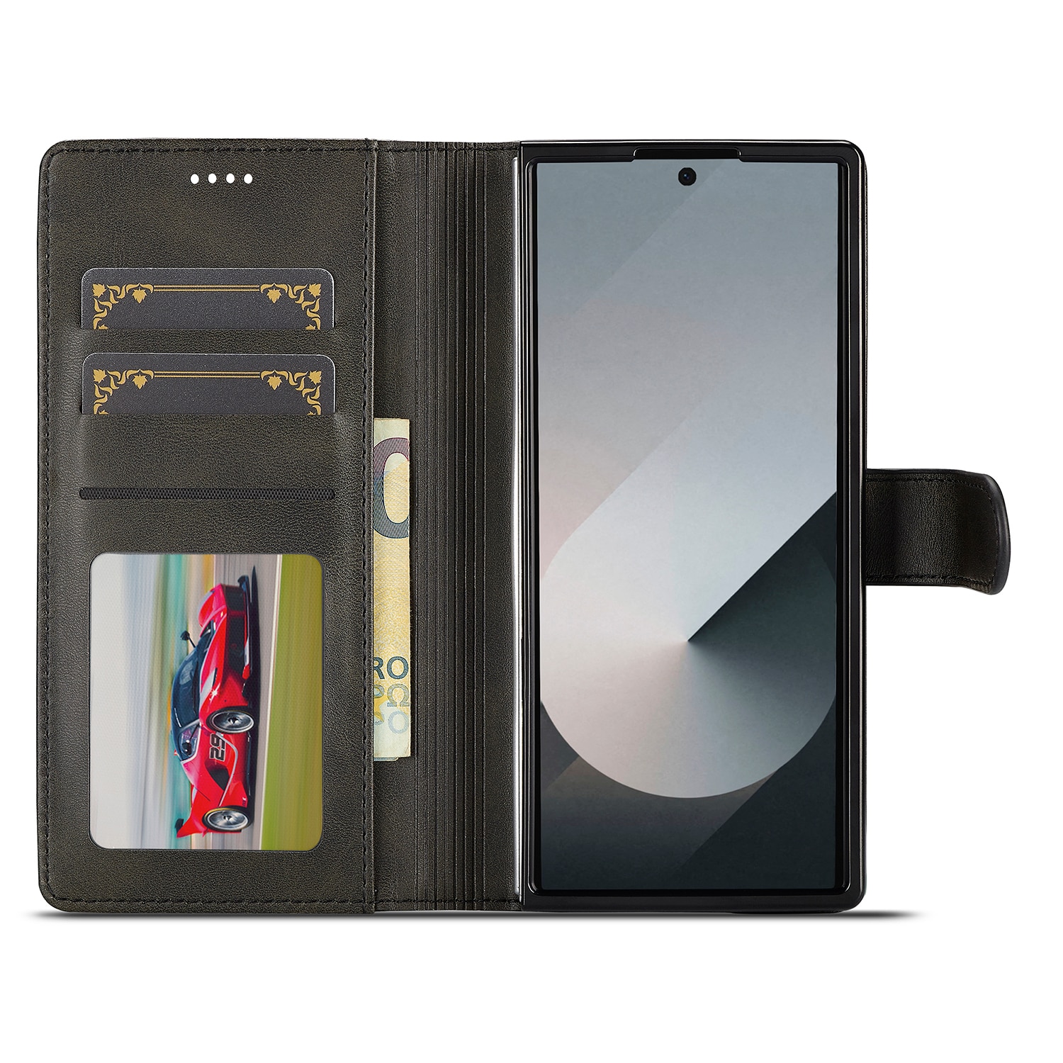 Bookcover hoesje Samsung Galaxy Z Fold 7 Zwart