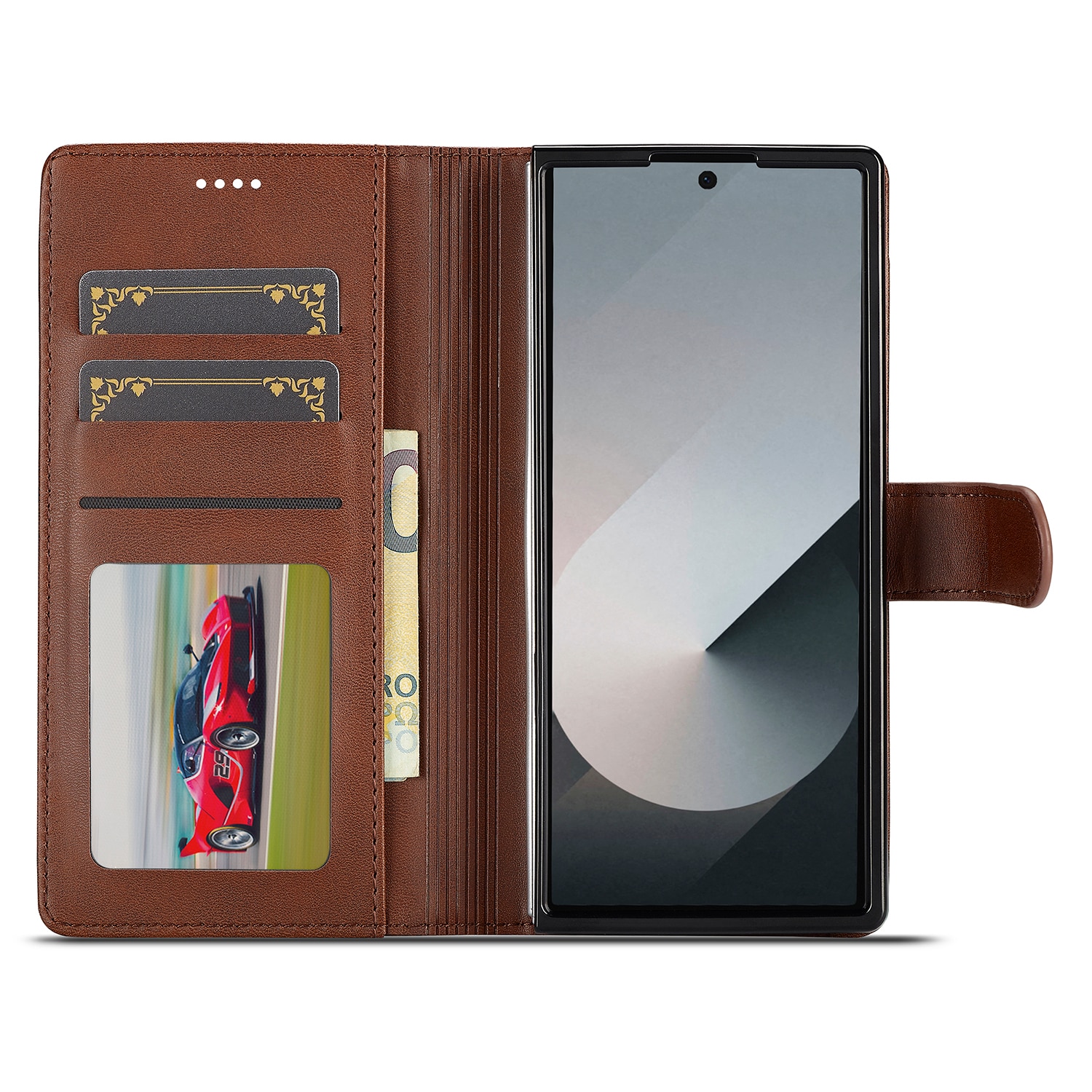 Bookcover hoesje Samsung Galaxy Z Fold 7 Bruin