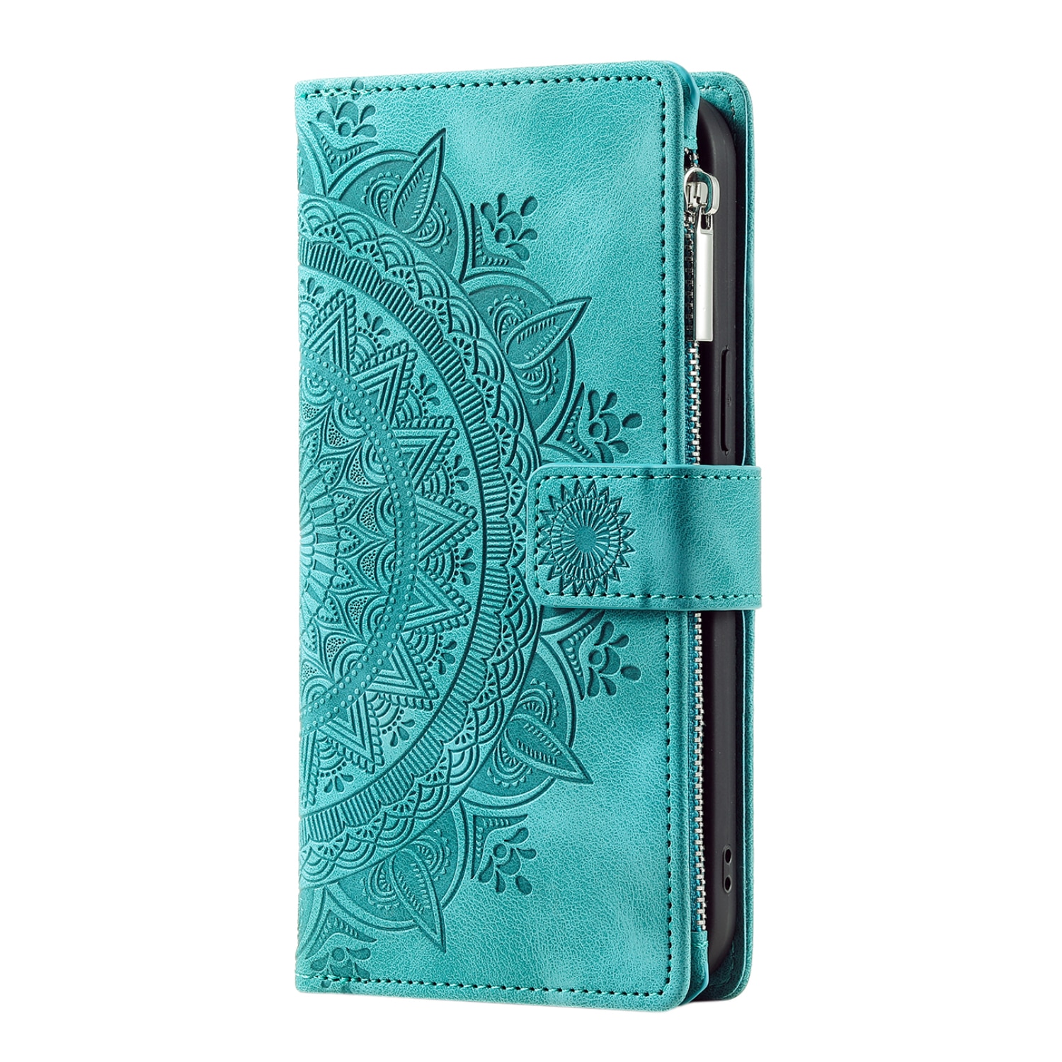Samsung Galaxy S25 FE Portemonnee tas Mandala, Groen