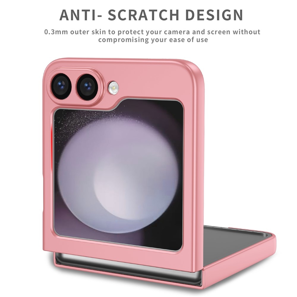 Samsung Galaxy Z Flip 7 Hoesje met magnetische ringhouder Roze