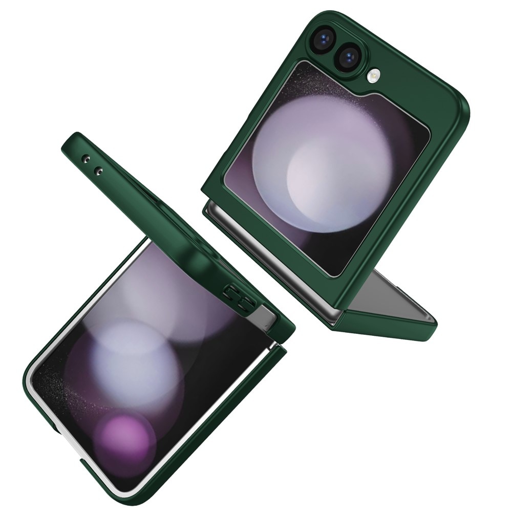 Samsung Galaxy Z Flip 7 Hoesje met magnetische ringhouder Groen