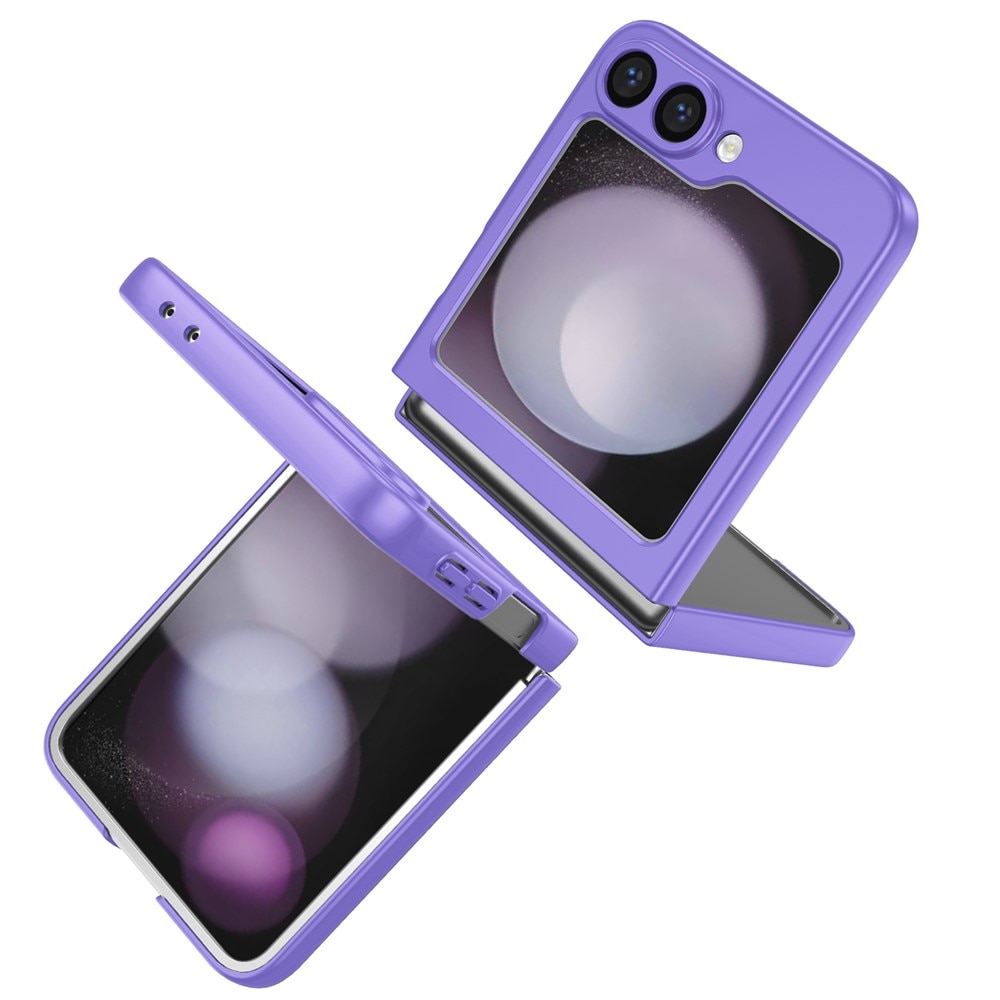 Samsung Galaxy Z Flip 7 Hoesje met magnetische ringhouder Paars