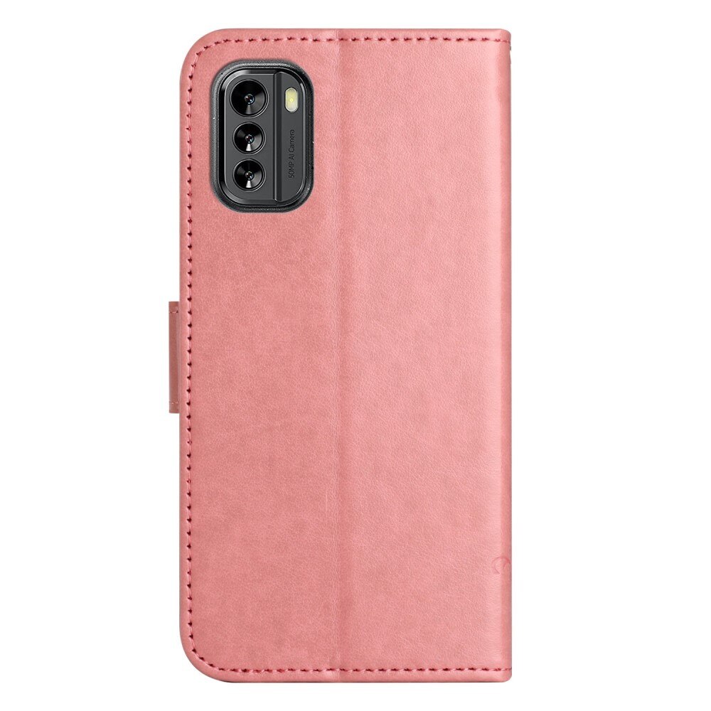  Nokia G60 Leren vlinderhoesje Roze