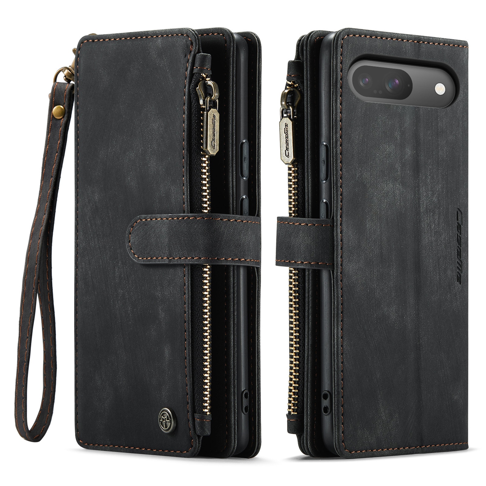 Bookcover hoesje Rits Google Pixel 10 Pro Zwart