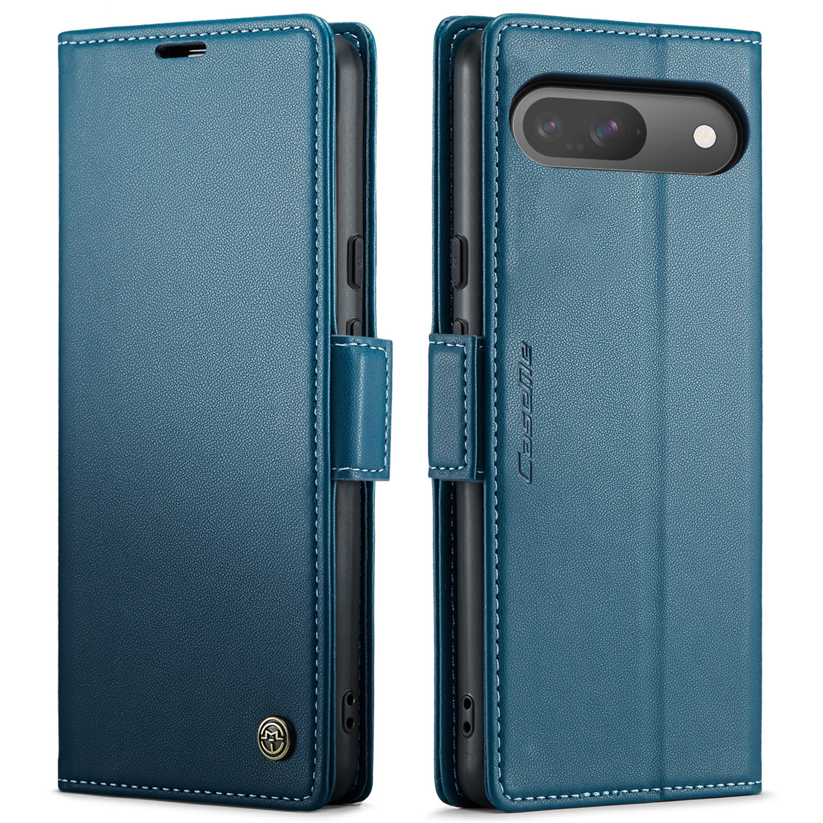 RFID blocking Slim Bookcover Hoesje Google Pixel 10 Pro Blauw