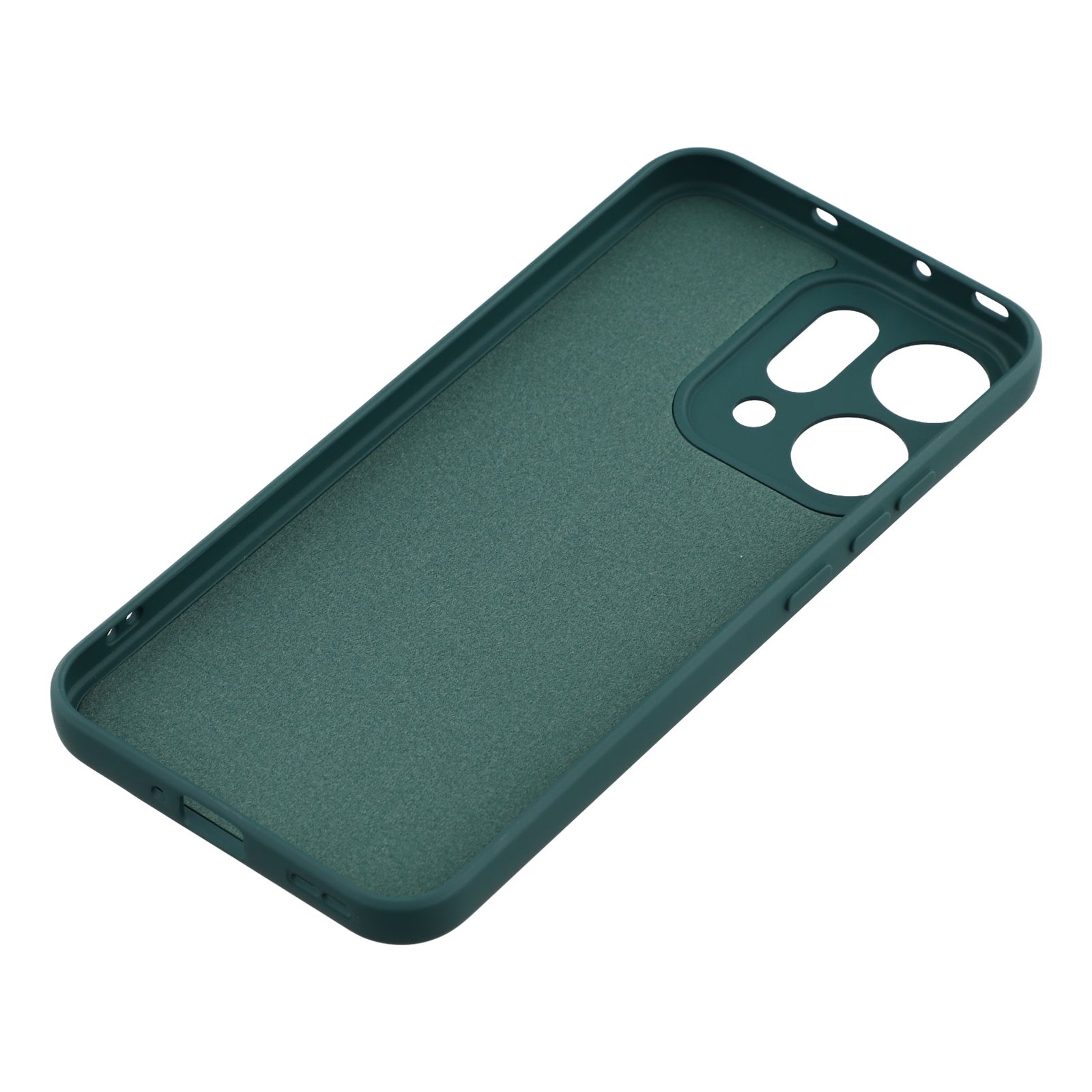 Oppo Reno 14 Schokbestendige TPU Case Donkergroen