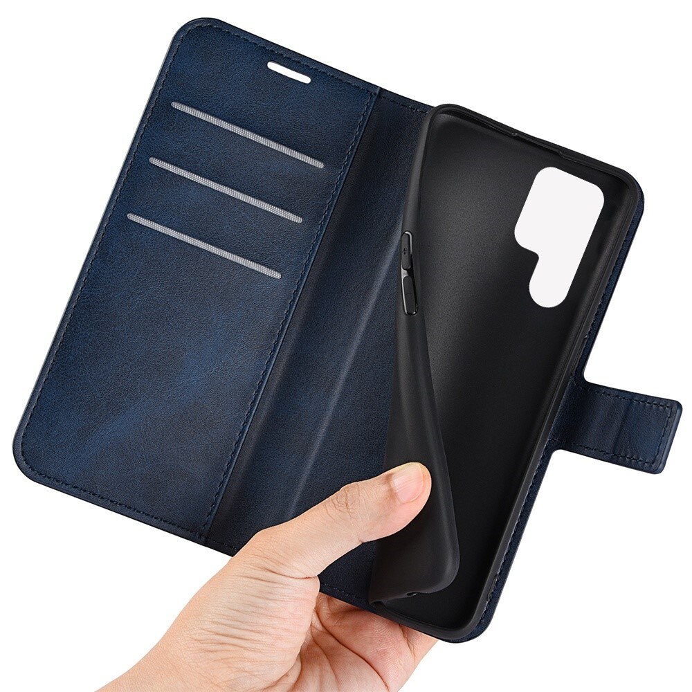 Samsung Galaxy S23 Ultra Leather Wallet Blue