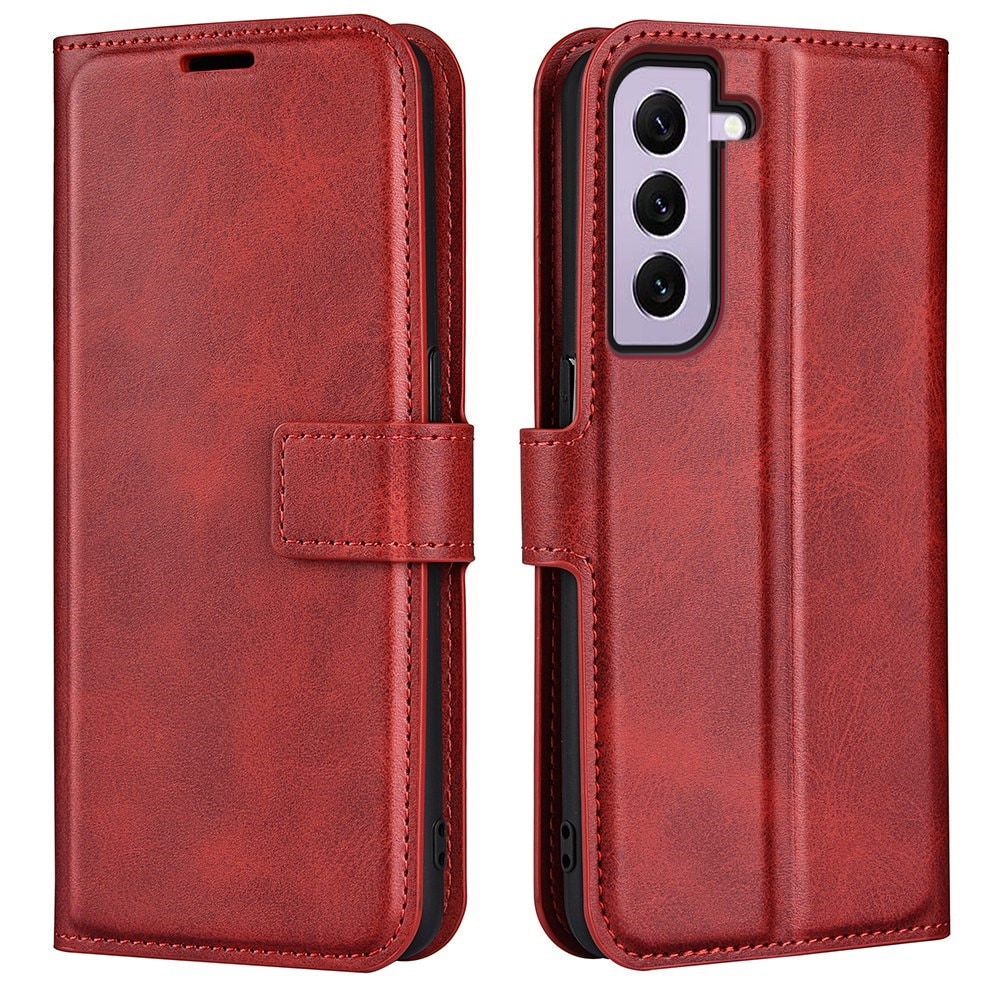Samsung Galaxy S23 Leather Wallet Red