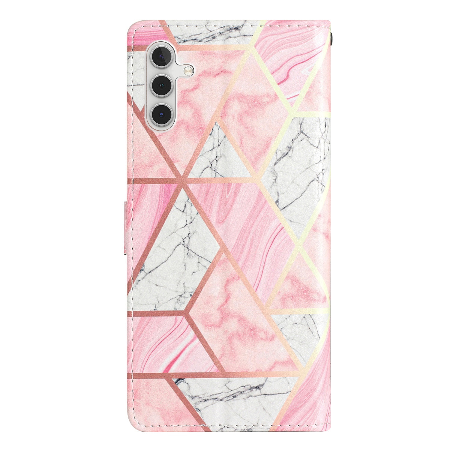 Samsung Galaxy S25 FE Smartphonehoesje roze marmer