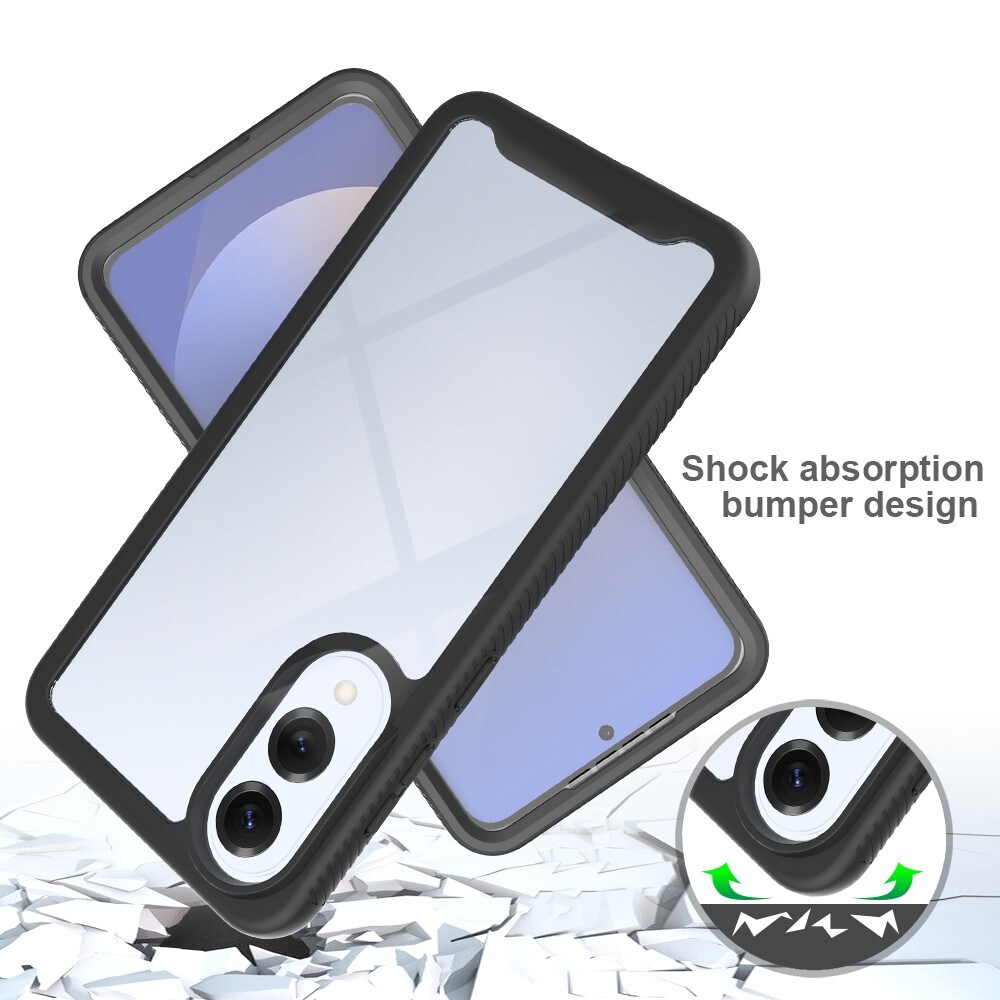 Samsung Galaxy S25 Edge Full Protection Case Zwart