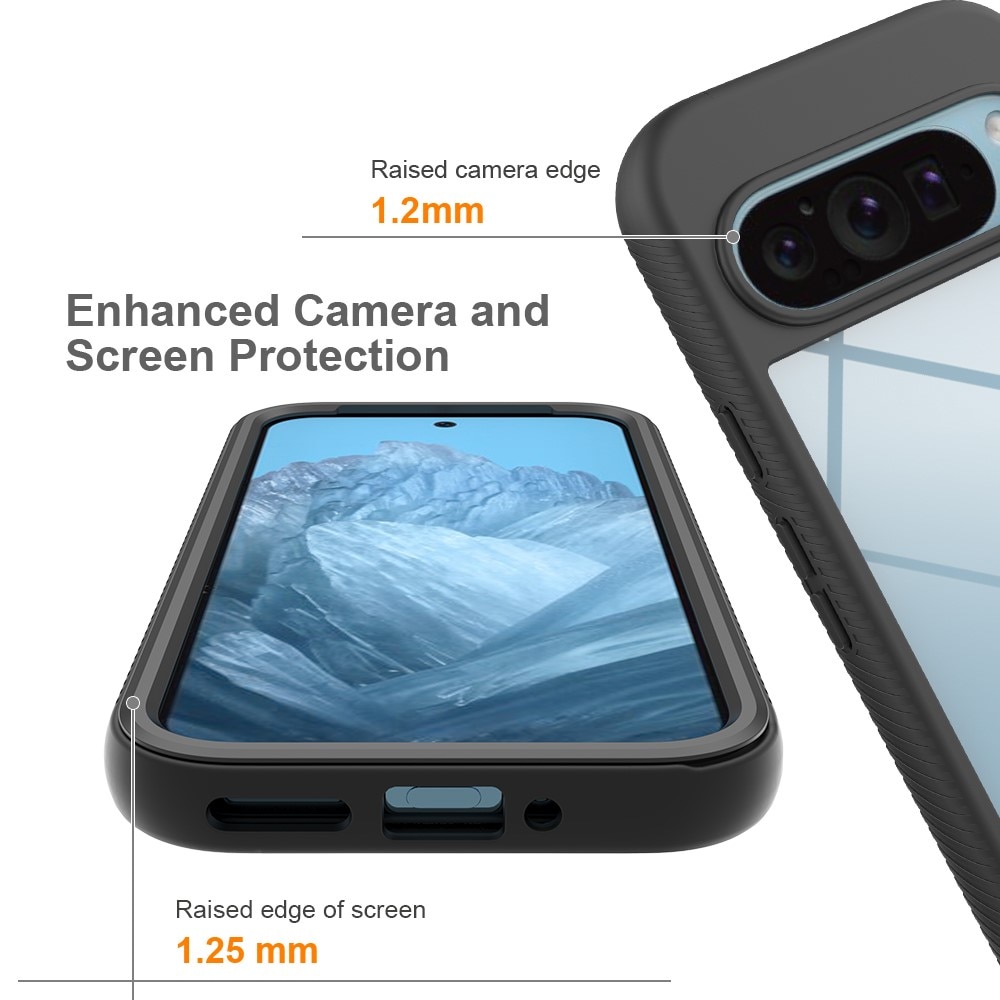 Google Pixel 10 Pro XL Full Protection Case Zwart