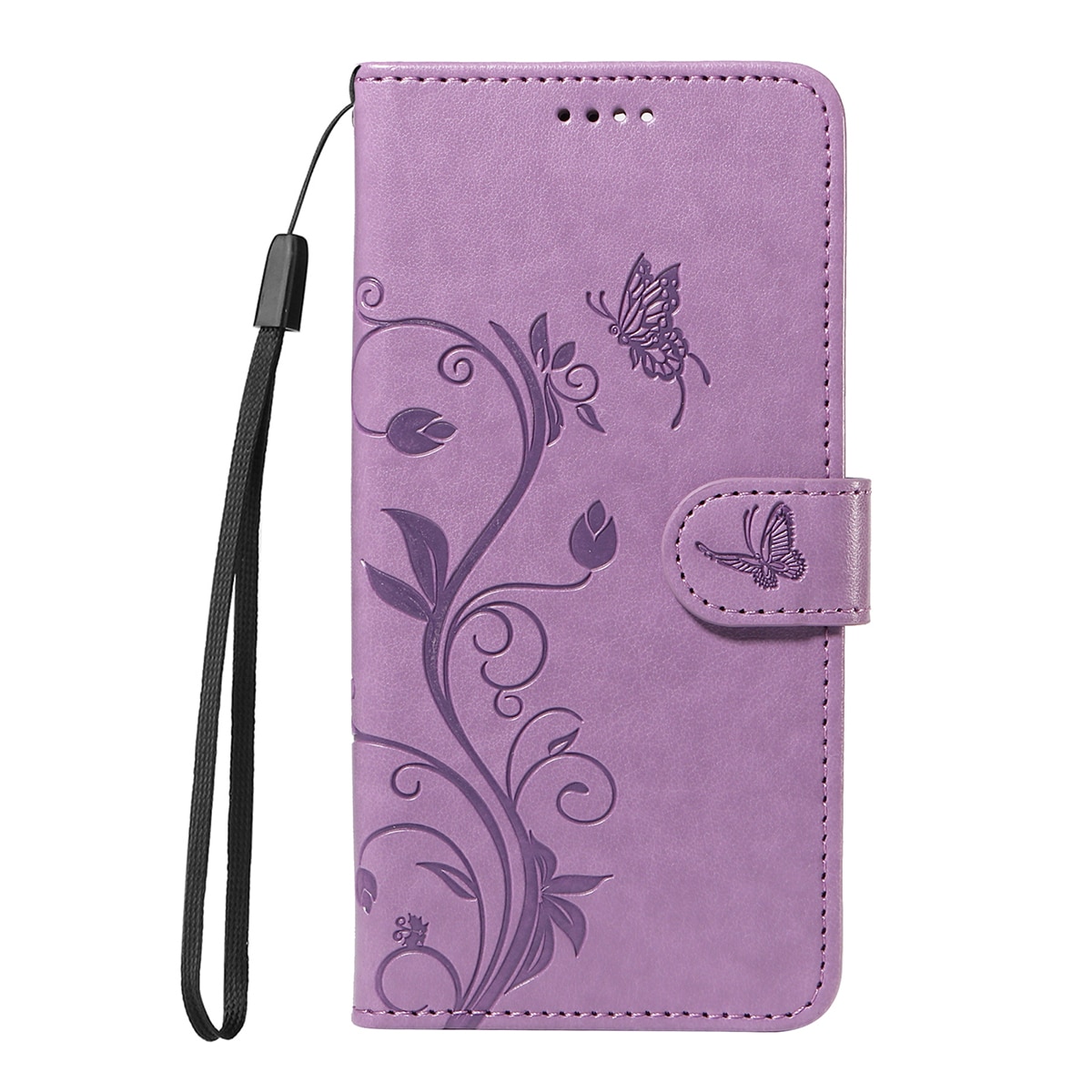 Oppo Reno 14 Leren vlinderhoesje Paars
