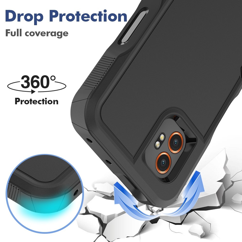 Samsung Galaxy Xcover 7 Pro Off-road Hybridcase zwart