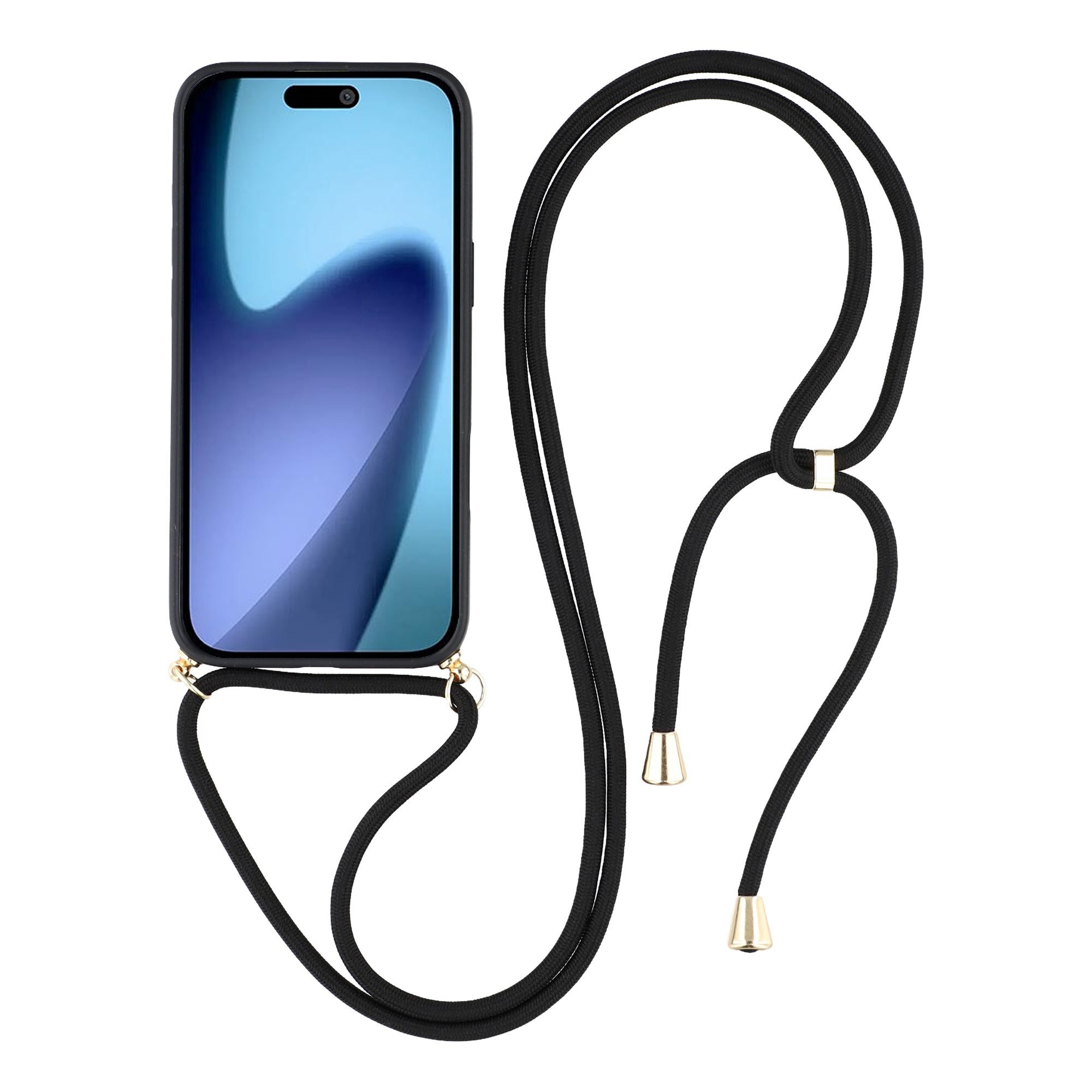 iPhone 17 Air Hoesje Halsband zwart