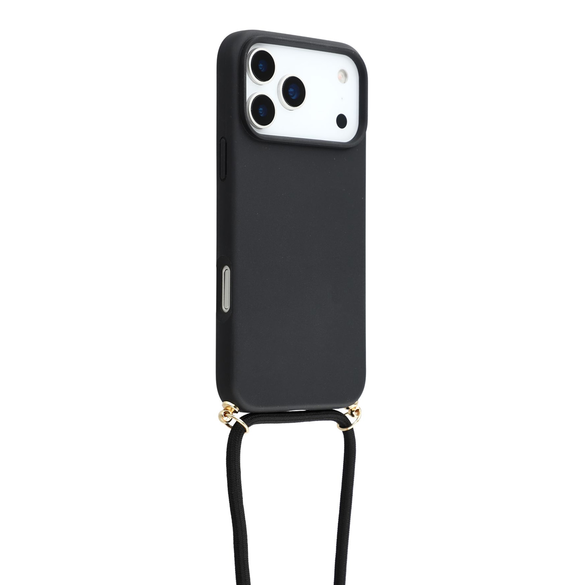 iPhone 17 Pro Hoesje Halsband zwart