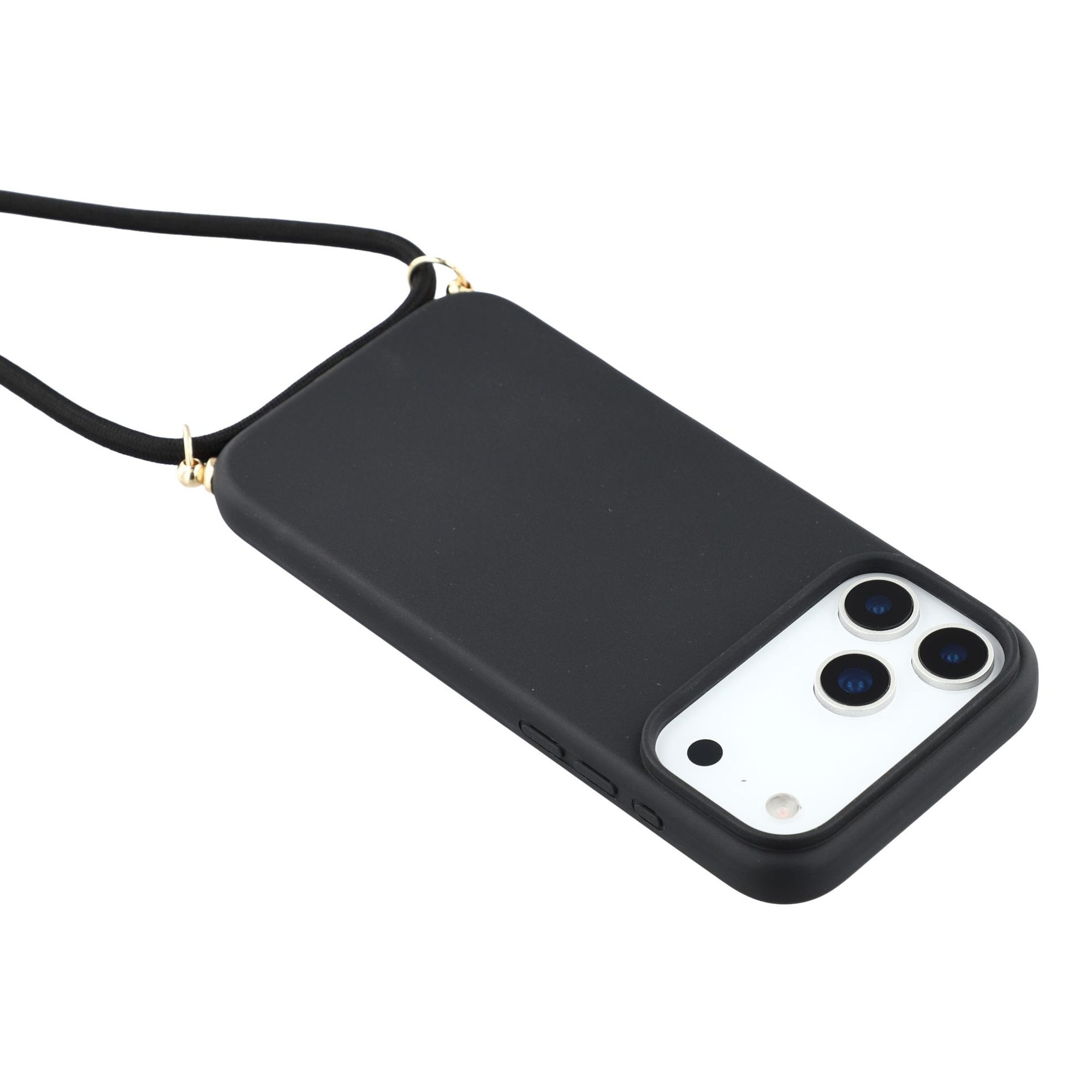 iPhone 17 Pro Hoesje Halsband zwart