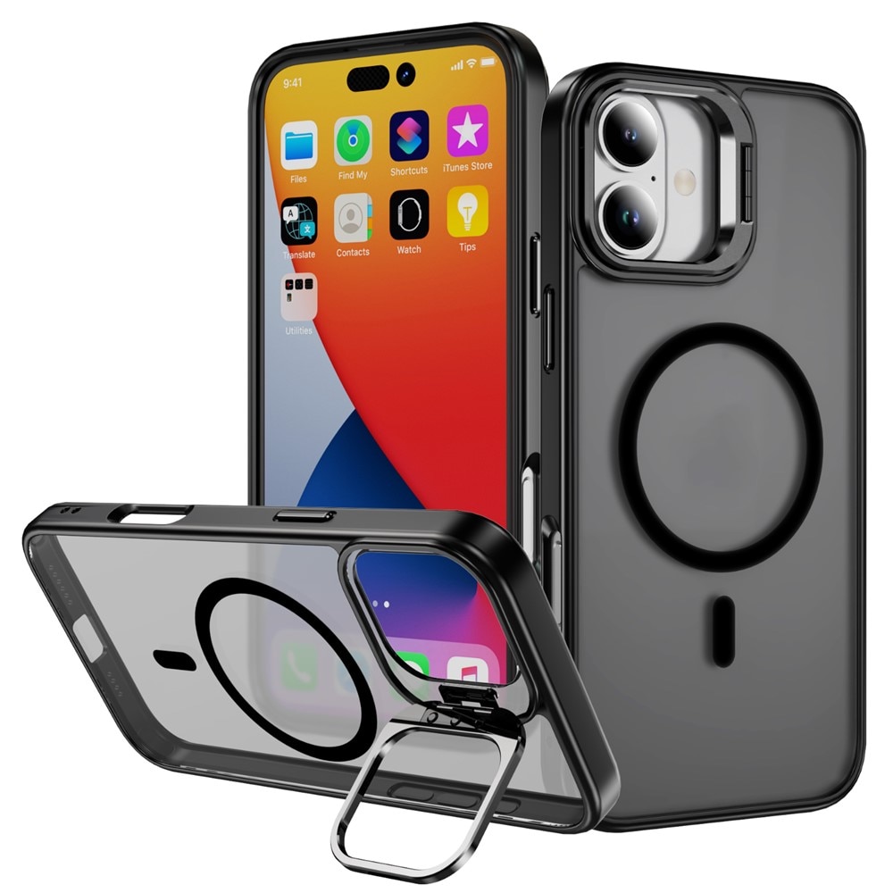 iPhone 17 Hybridcase Kickstand MagSafe Zwart