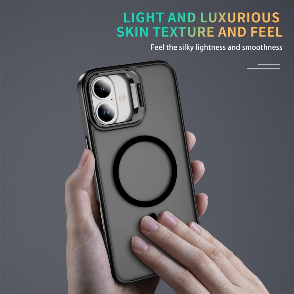 iPhone 17 Hybridcase Kickstand MagSafe Zwart