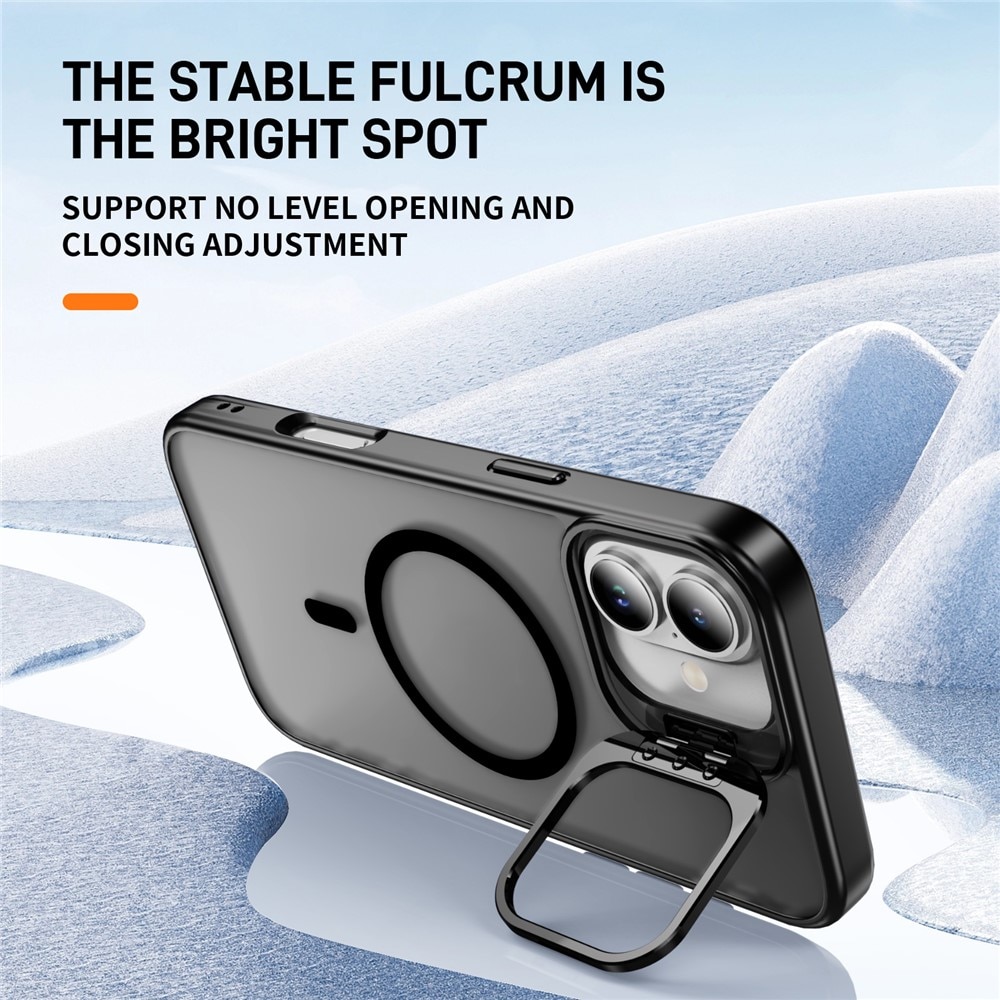 iPhone 17 Hybridcase Kickstand MagSafe Zwart