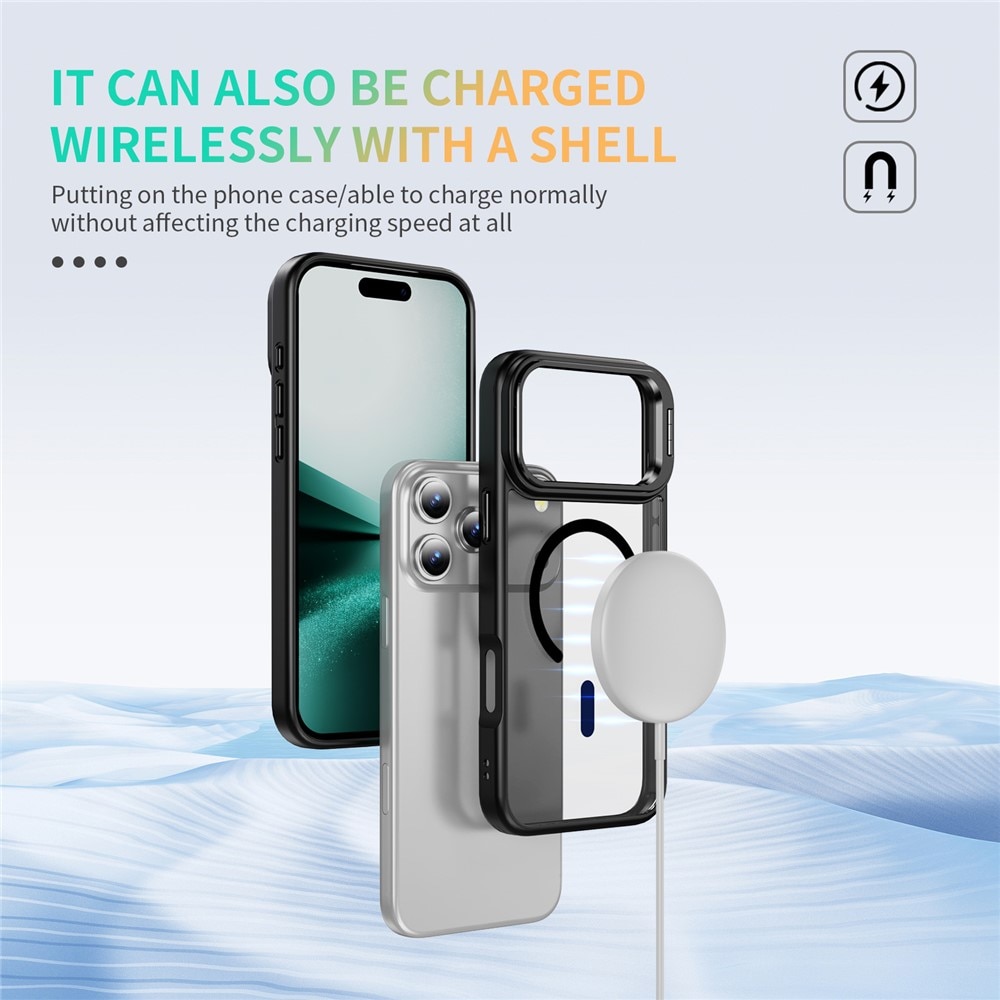 iPhone 17 Pro Max Hybridcase Kickstand MagSafe Zwart