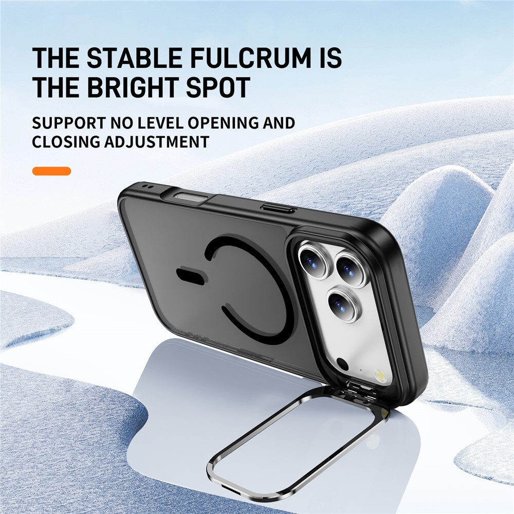 iPhone 17 Pro Max Hybridcase Kickstand MagSafe Zwart
