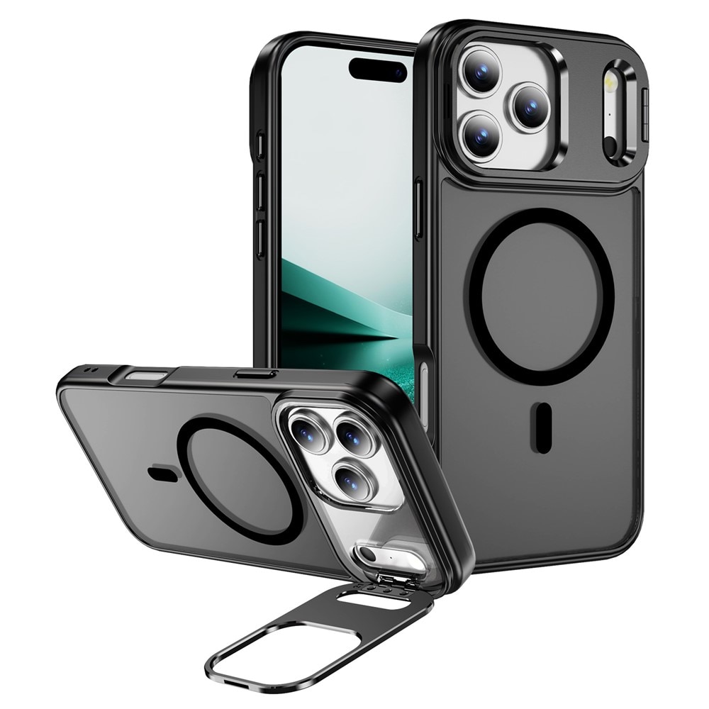 iPhone 17 Pro Hybridcase Kickstand MagSafe Zwart