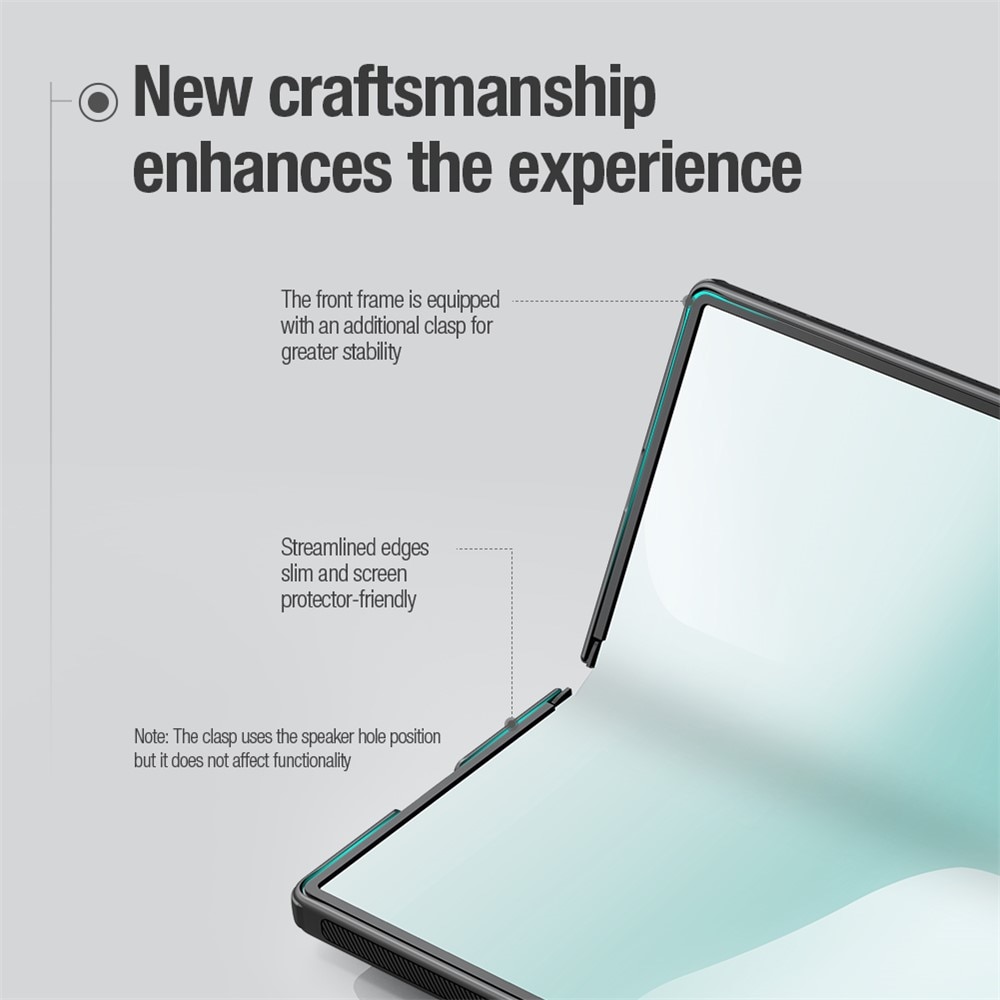 Frosted Shield MagSafe Samsung Galaxy Z Fold 7 zwart