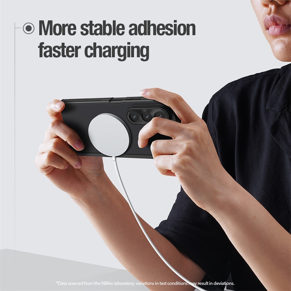 Frosted Shield MagSafe Samsung Galaxy Z Fold 7 zwart