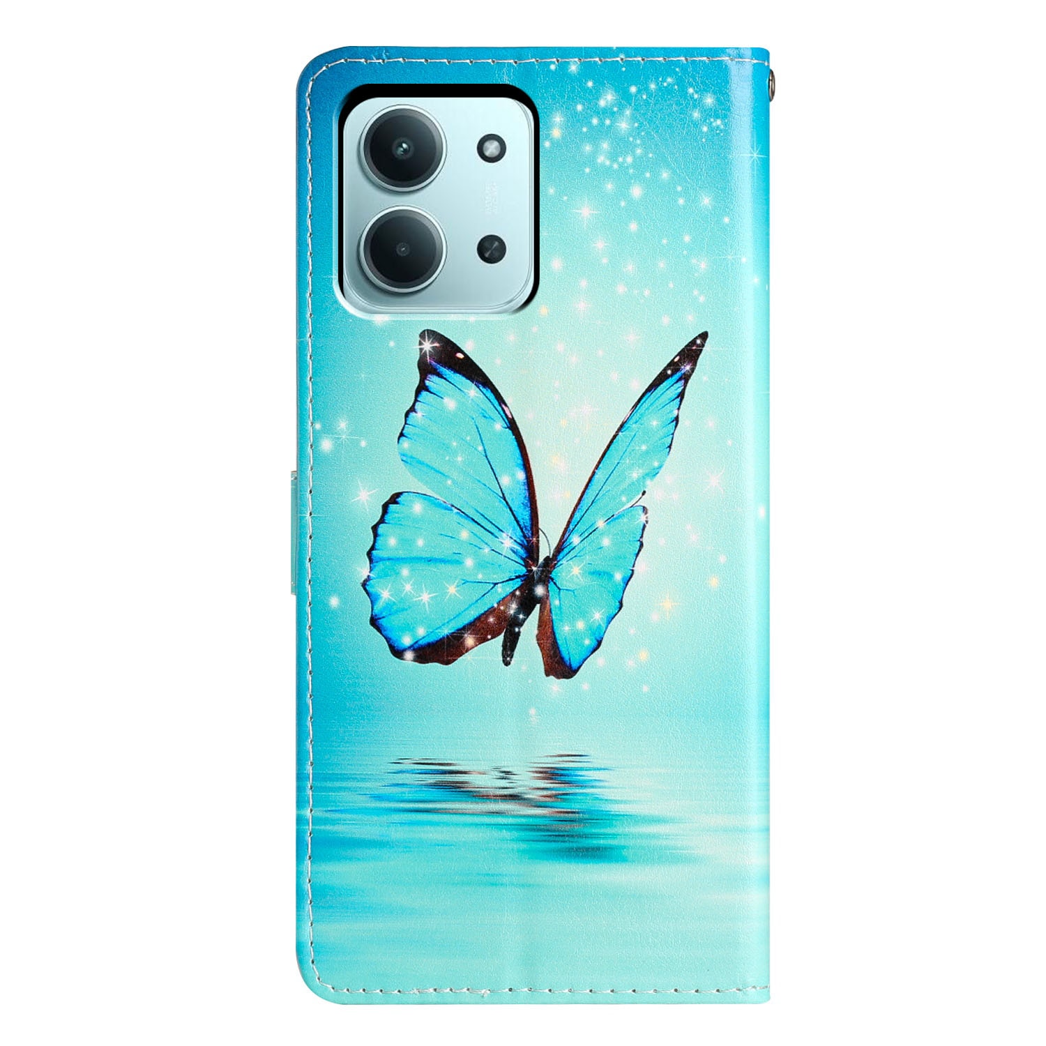 Xiaomi Redmi 15C Smartphonehoesje blauwe vlinders