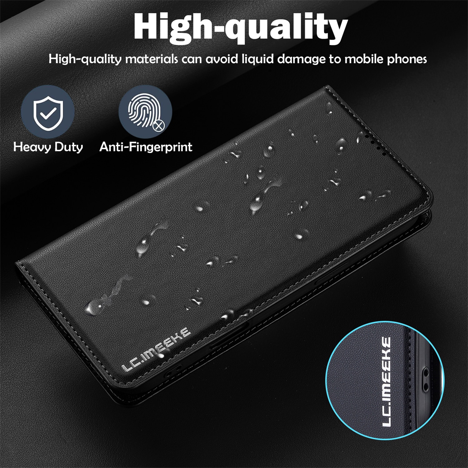 Telefoonhoesje iPhone 17 Zwart
