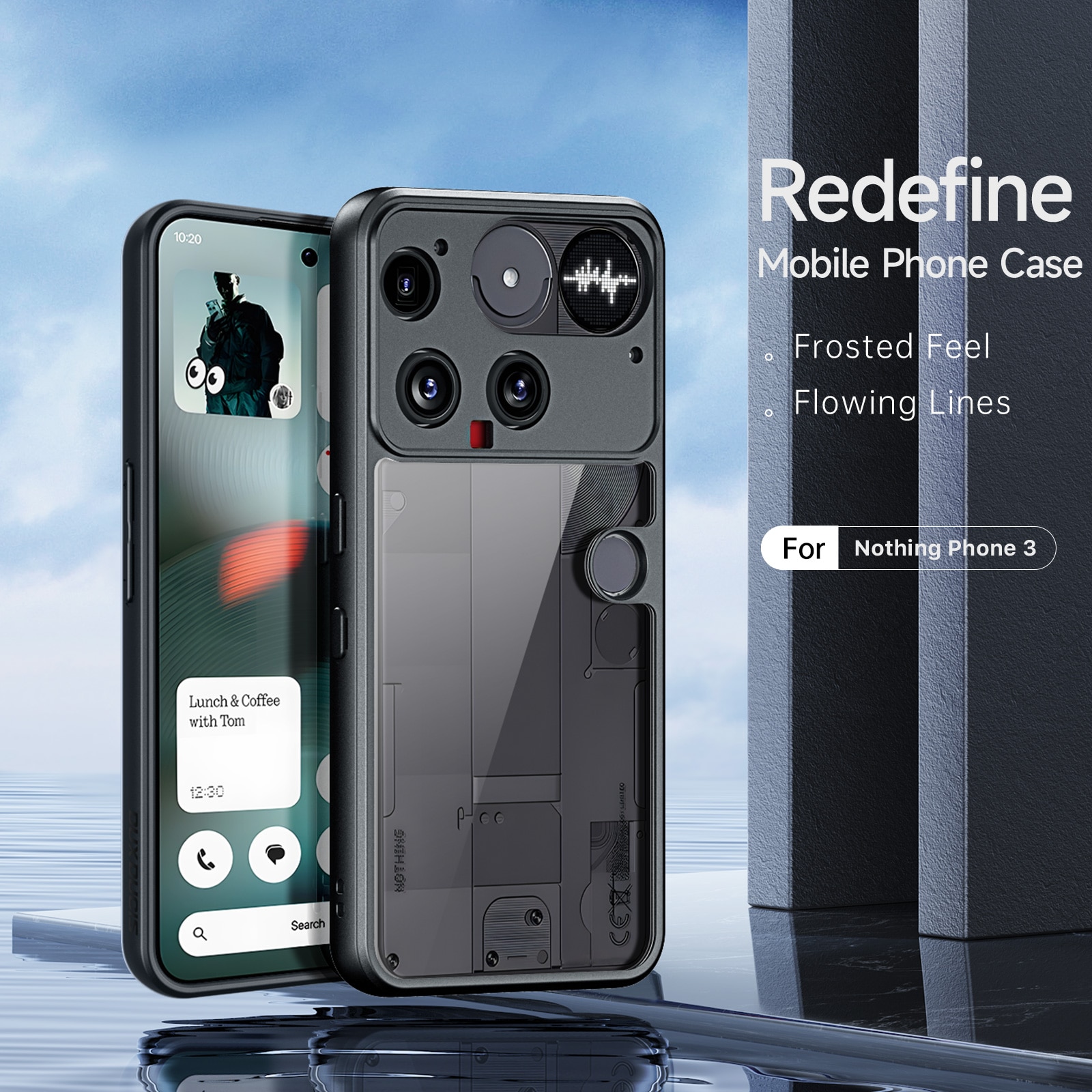 Aimo Series Hoesje Nothing Phone 3 transparant
