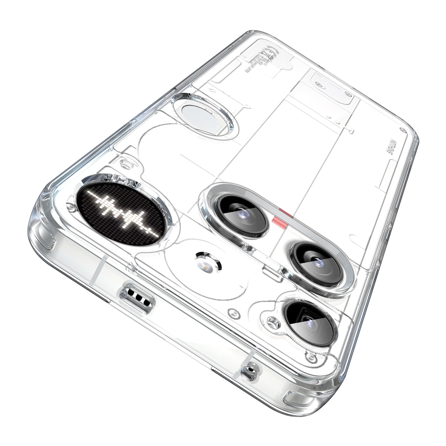Hybridcase Nothing Phone 3 Transparant