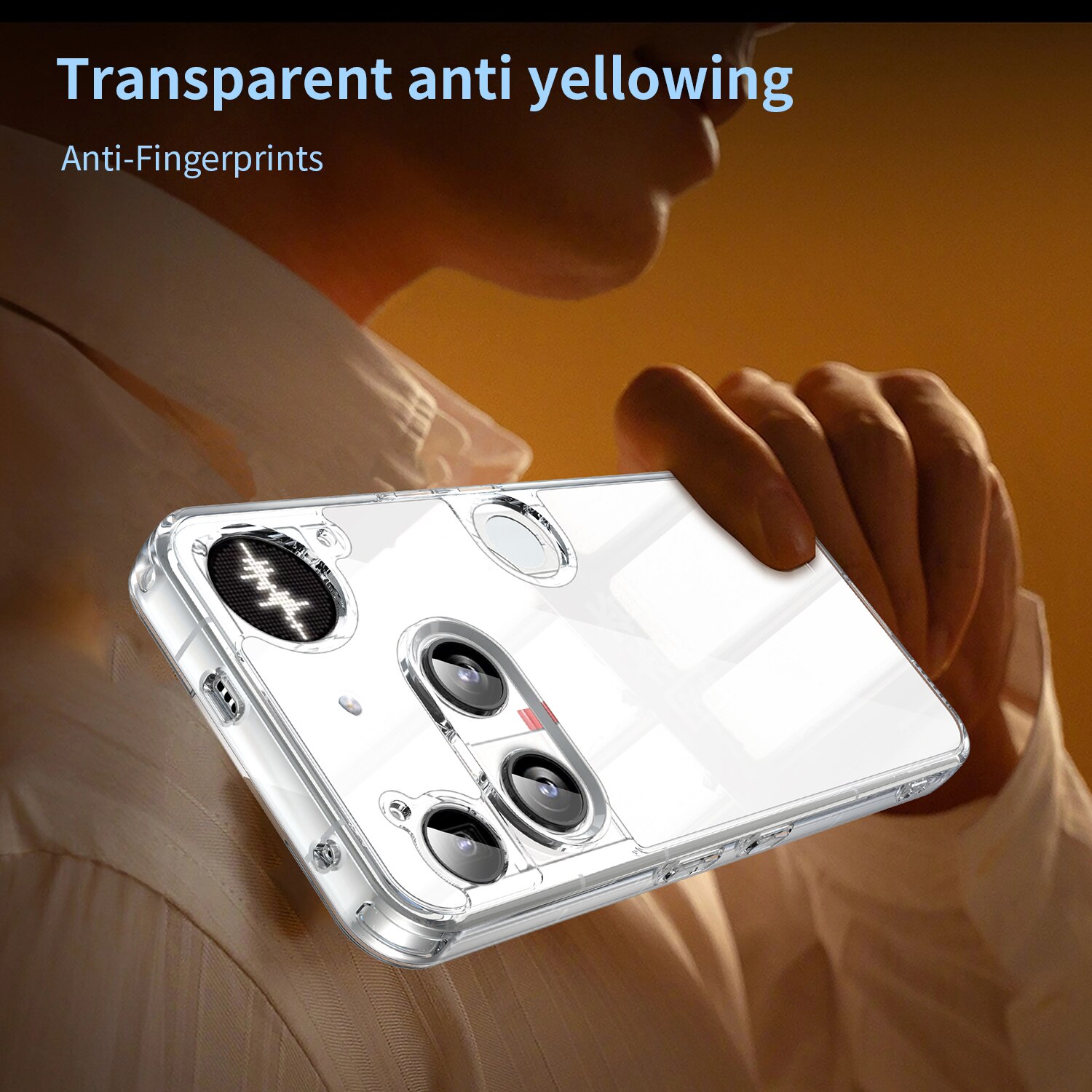 Hybridcase Nothing Phone 3 Transparant