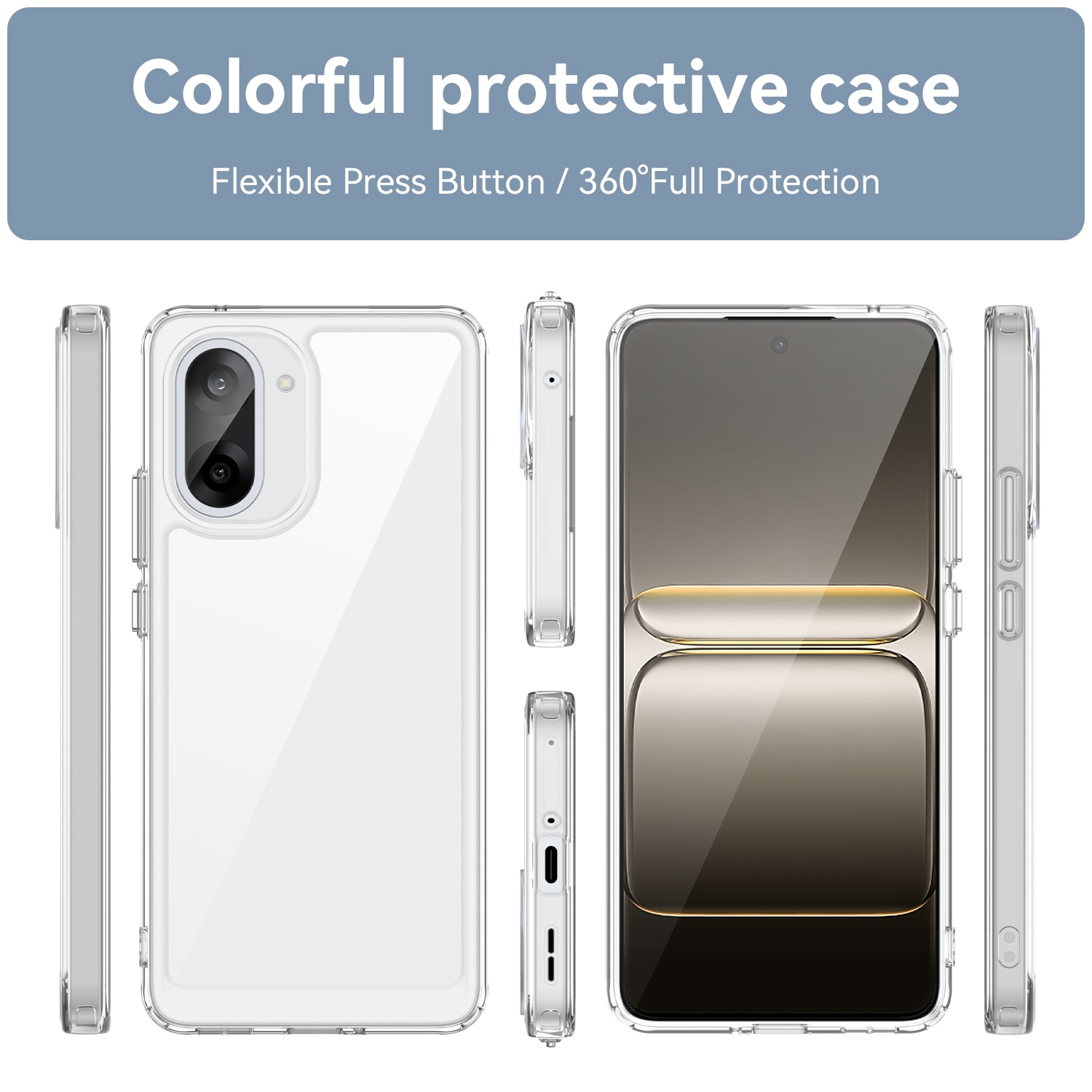 Hybridcase  OnePlus Nord CE5 Transparant