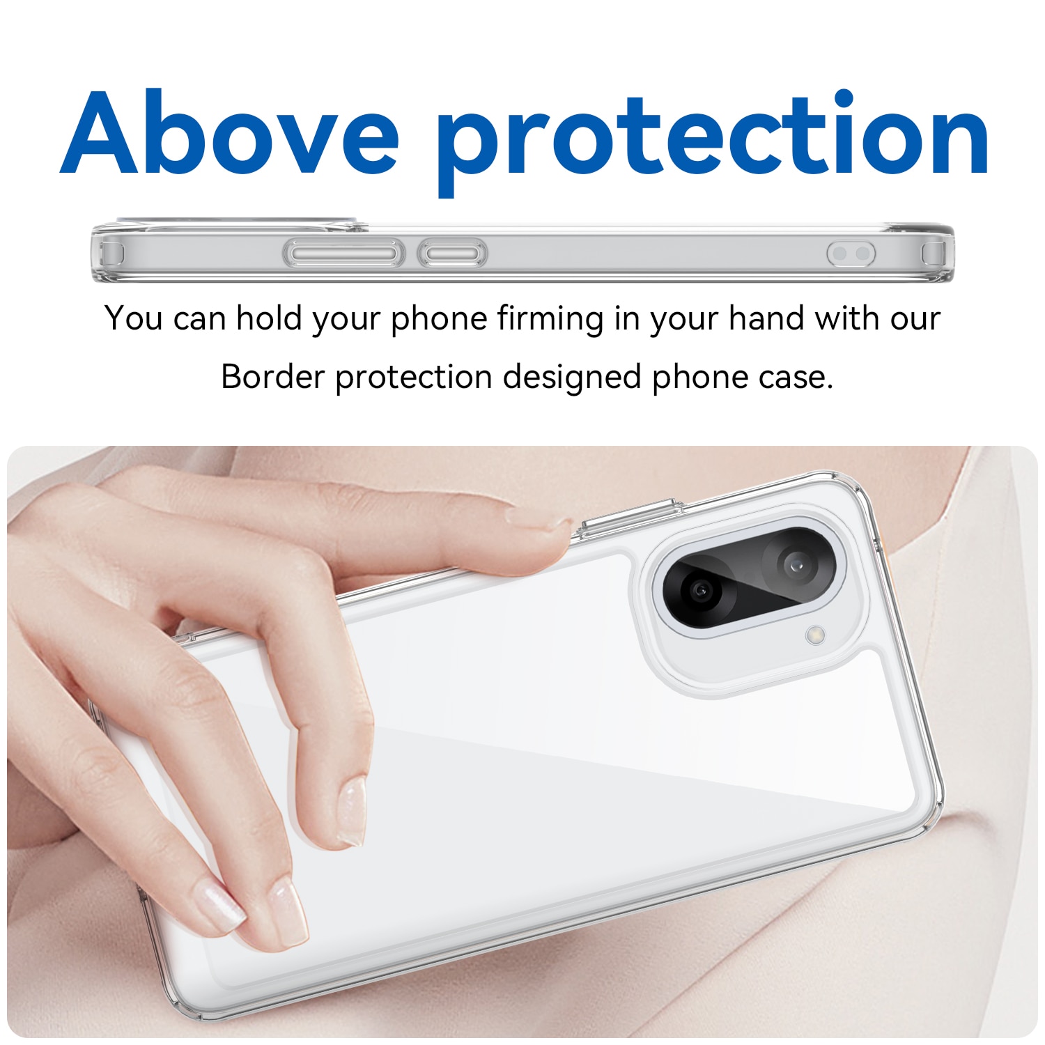 Hybridcase  OnePlus Nord CE5 Transparant