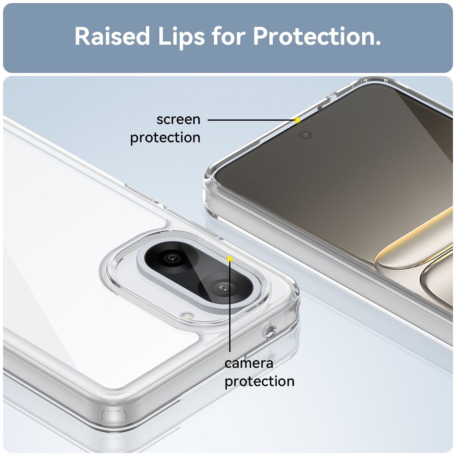 Hybridcase  OnePlus Nord CE5 Transparant