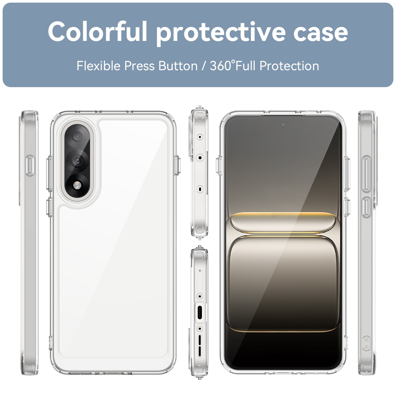 Hybridcase  OnePlus Nord 5 Transparant