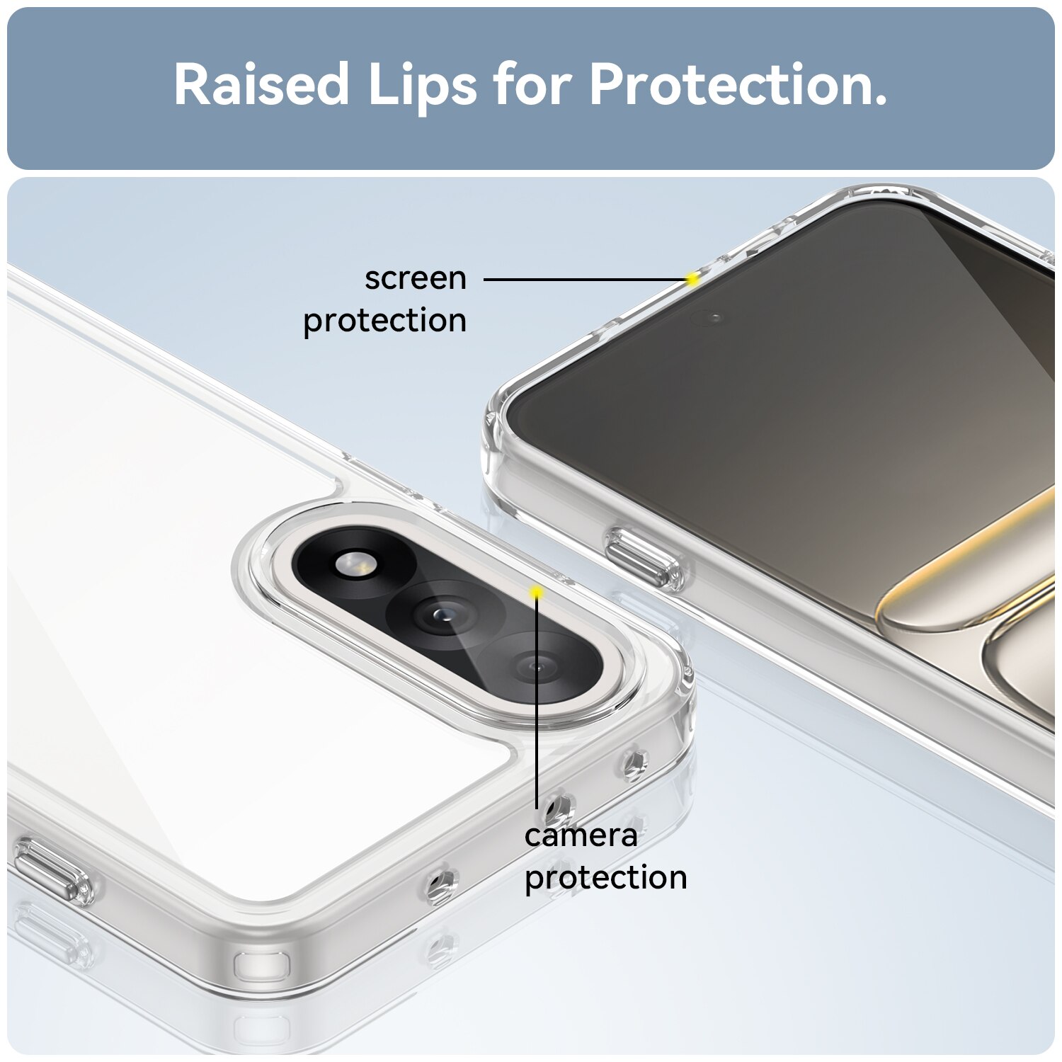 Hybridcase  OnePlus Nord 5 Transparant