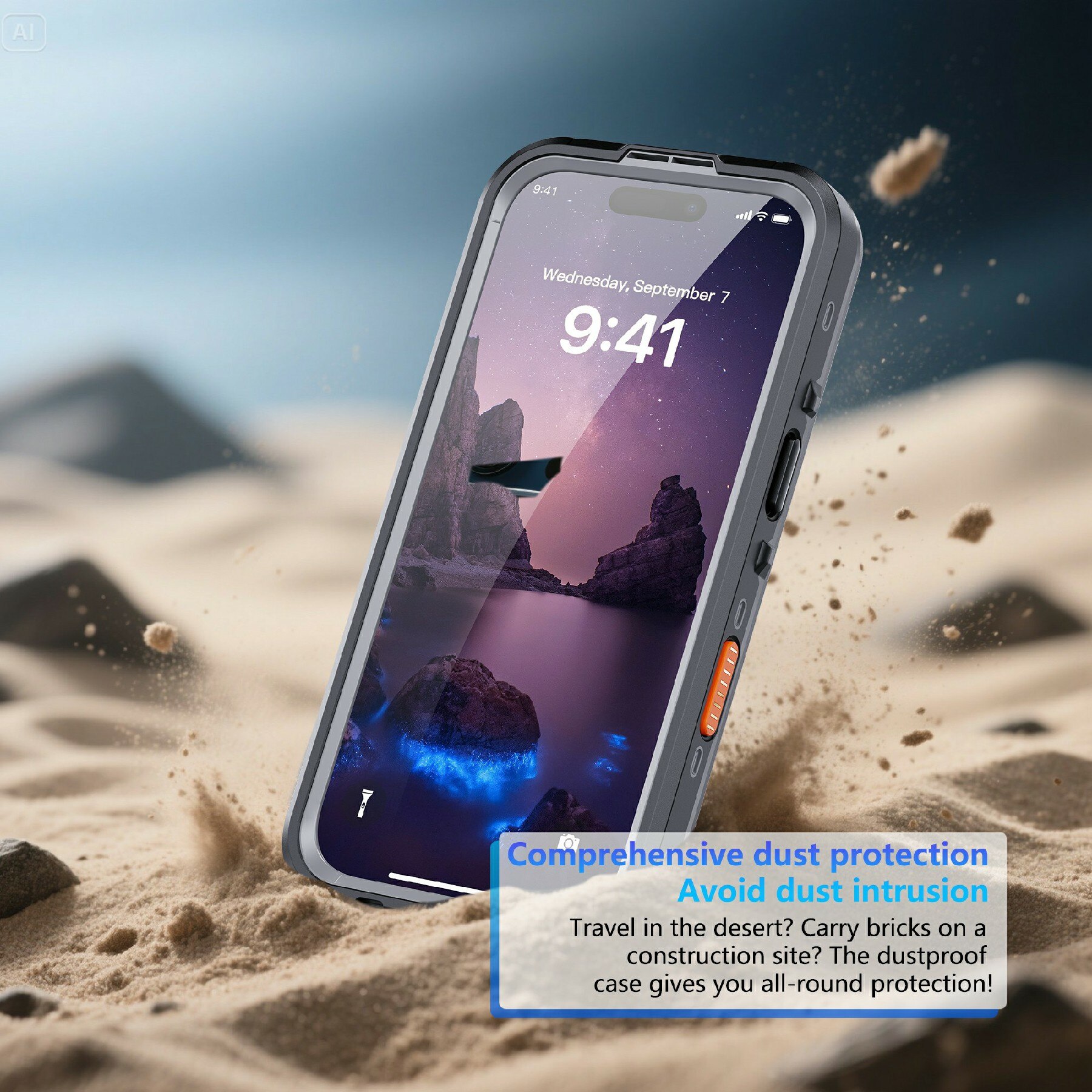 iPhone 17 Waterdichte Case transparant