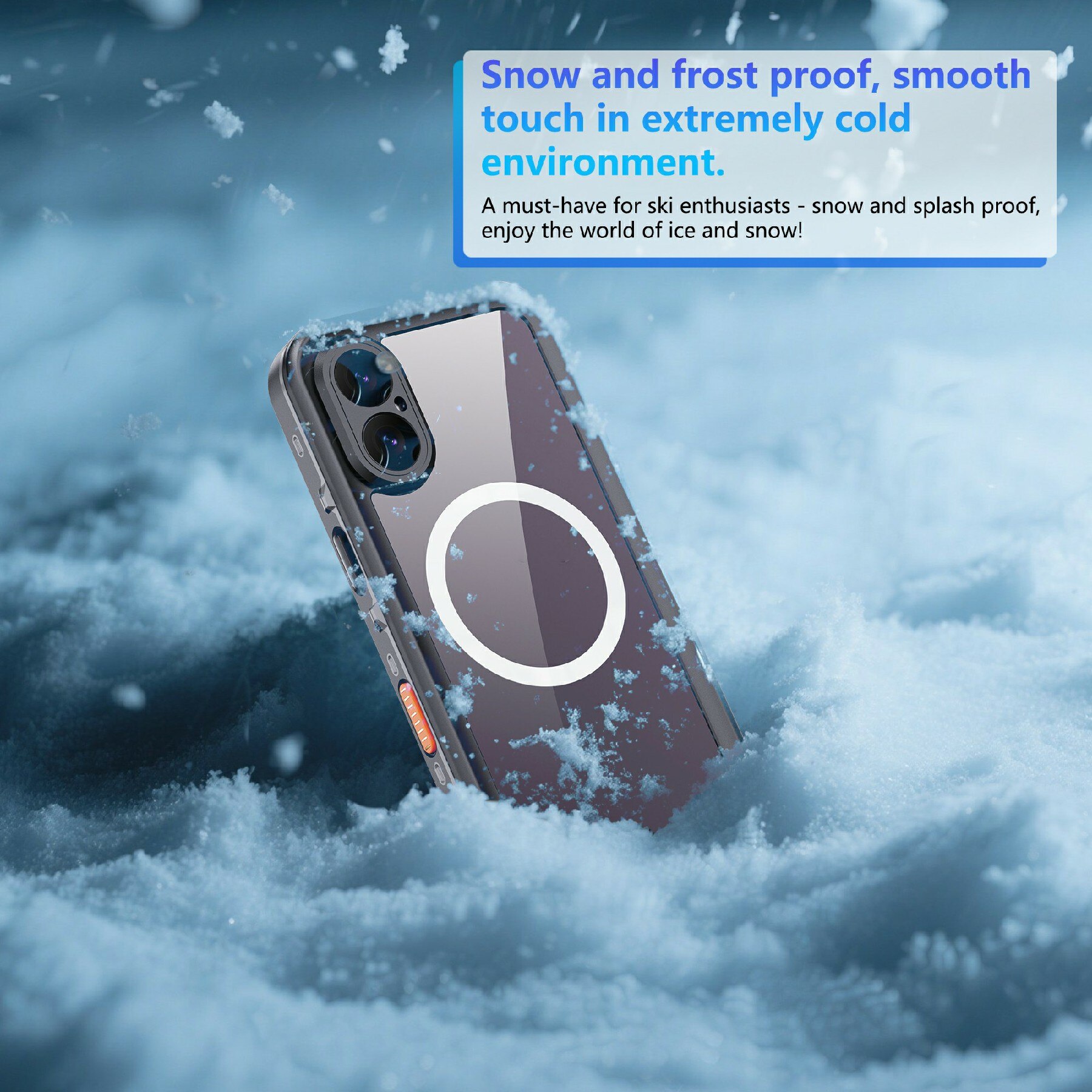 iPhone 17 Waterdichte Case transparant