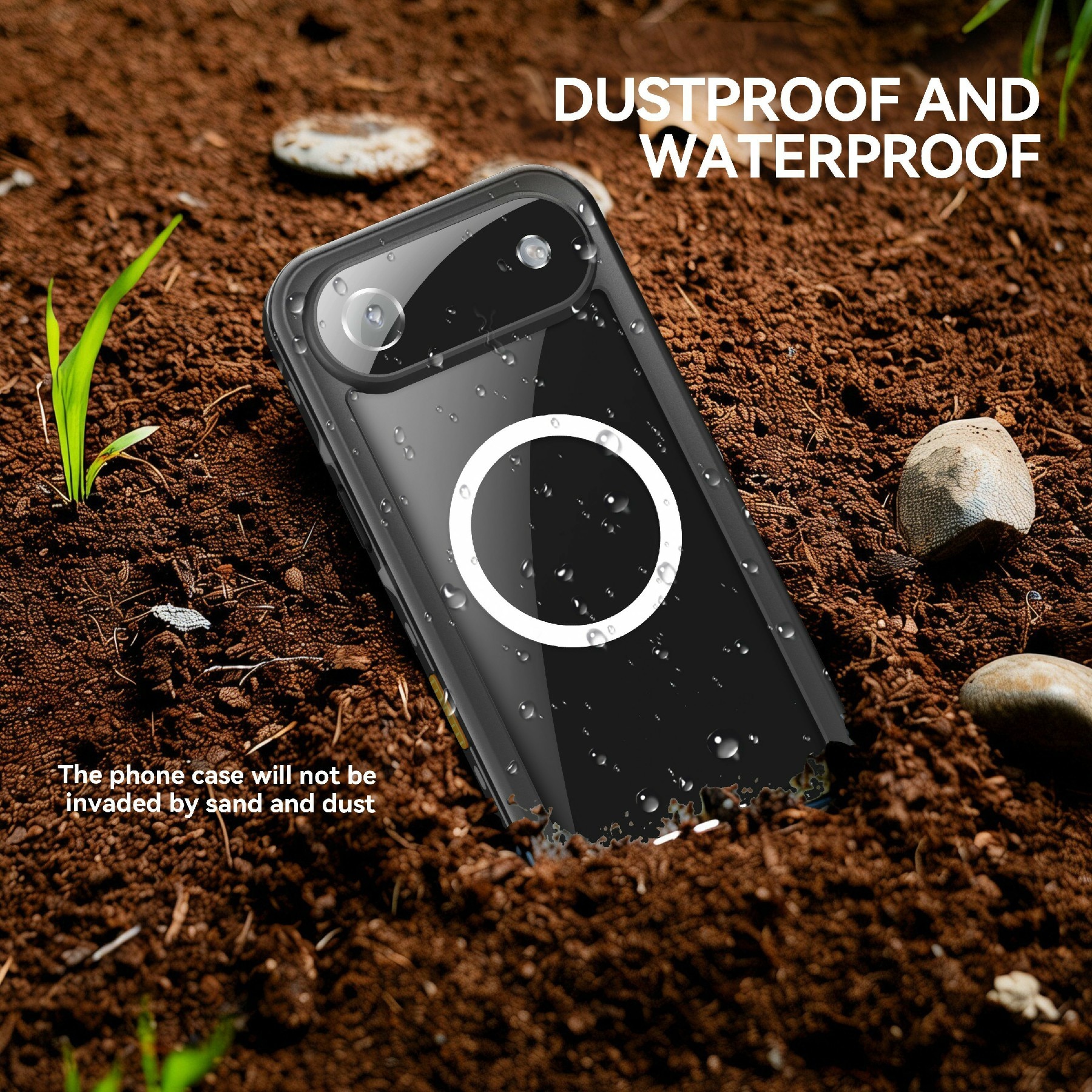 iPhone 17 Air Waterdichte Case transparant