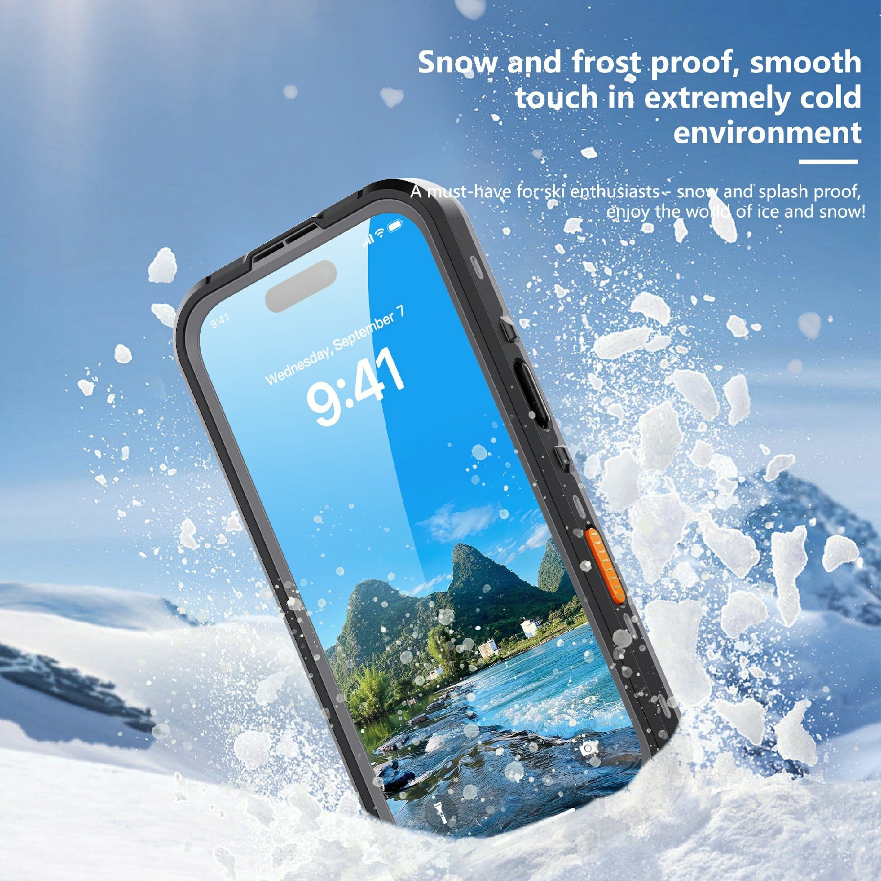 iPhone 17 Pro Waterdichte Case transparant