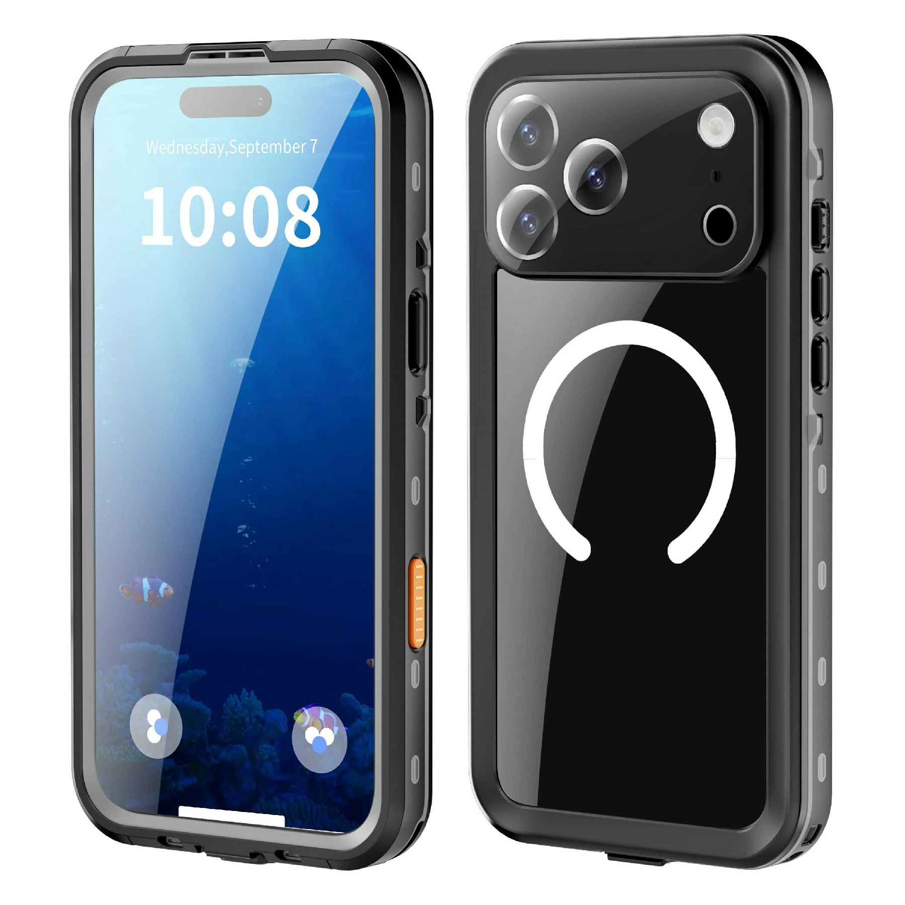 iPhone 17 Pro Max Waterdichte Case transparant