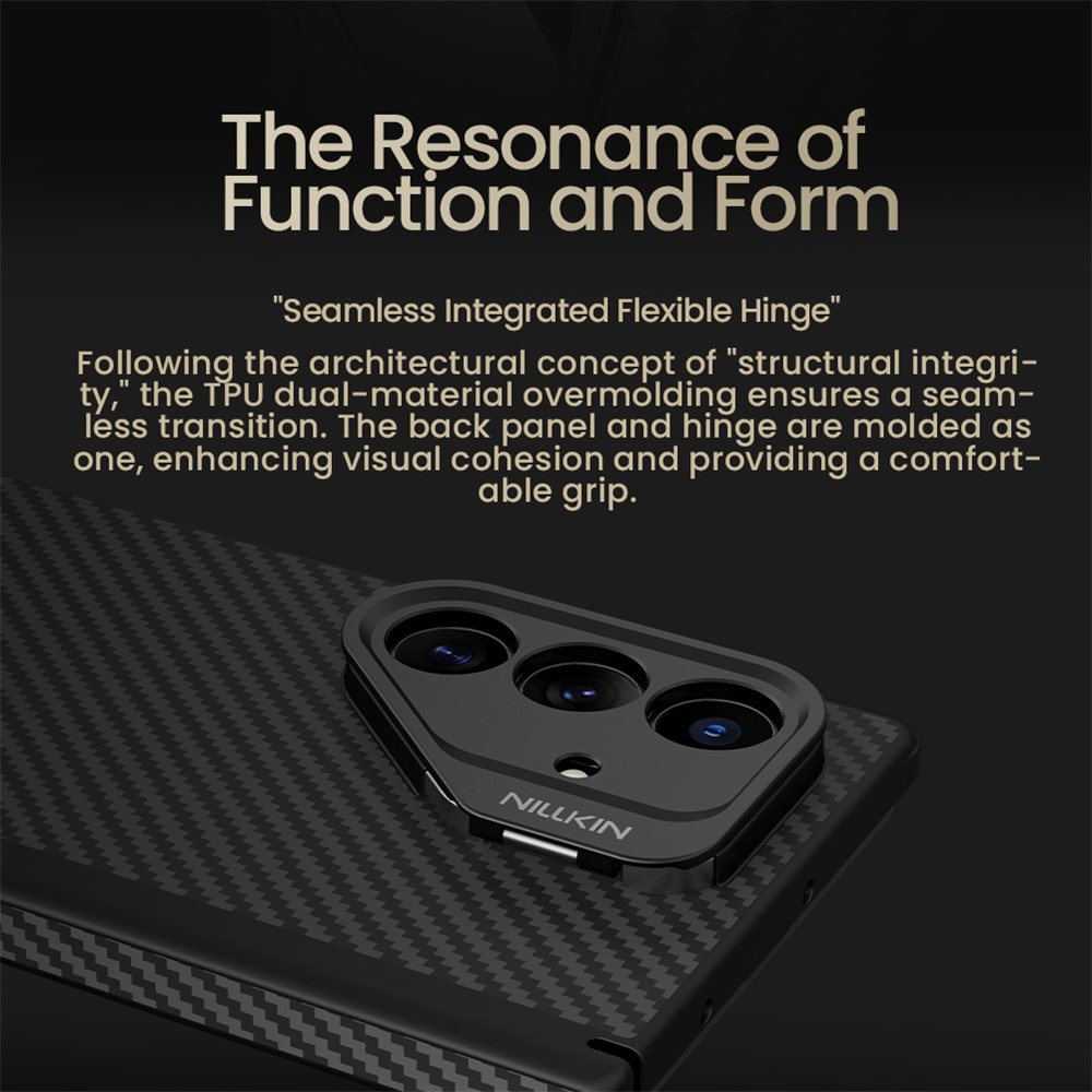 Aramid LensWing MagSafe Case Samsung Galaxy Z Fold 7 zwart