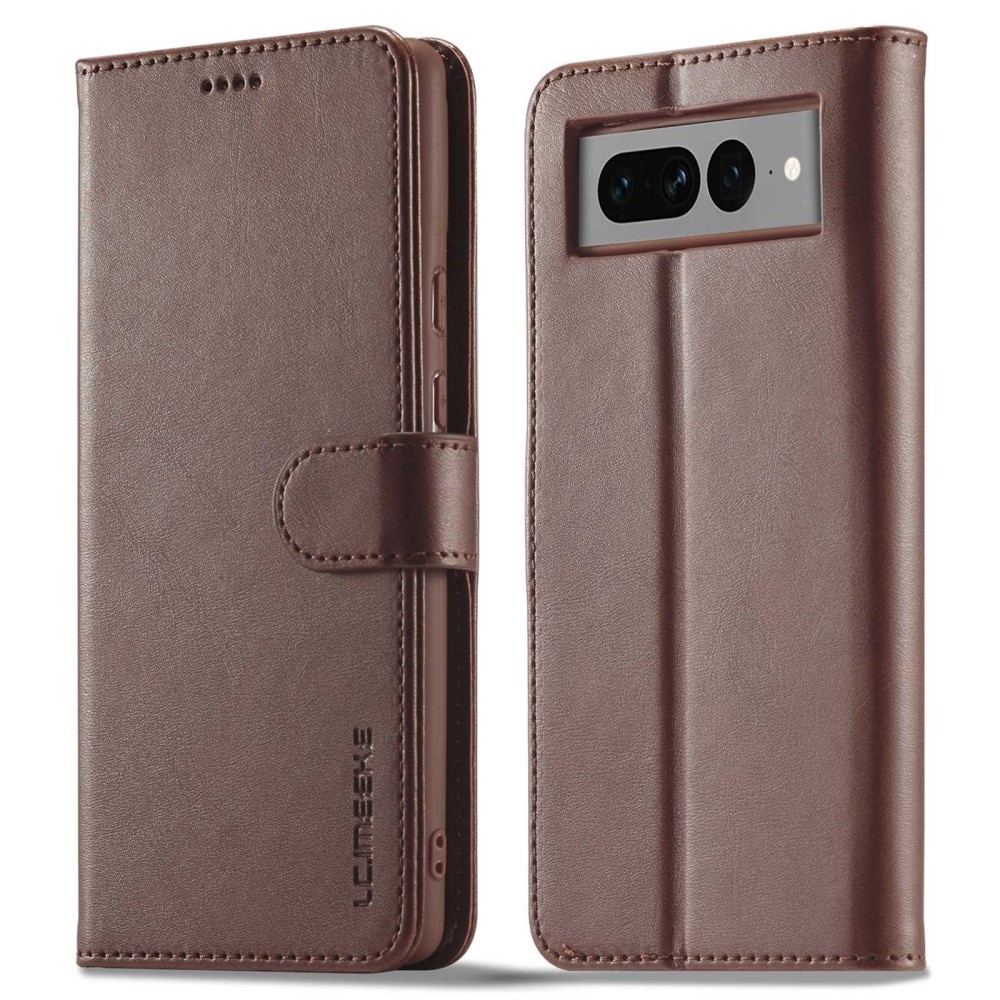 Bookcover hoesje Google Pixel 7 Pro Bruin