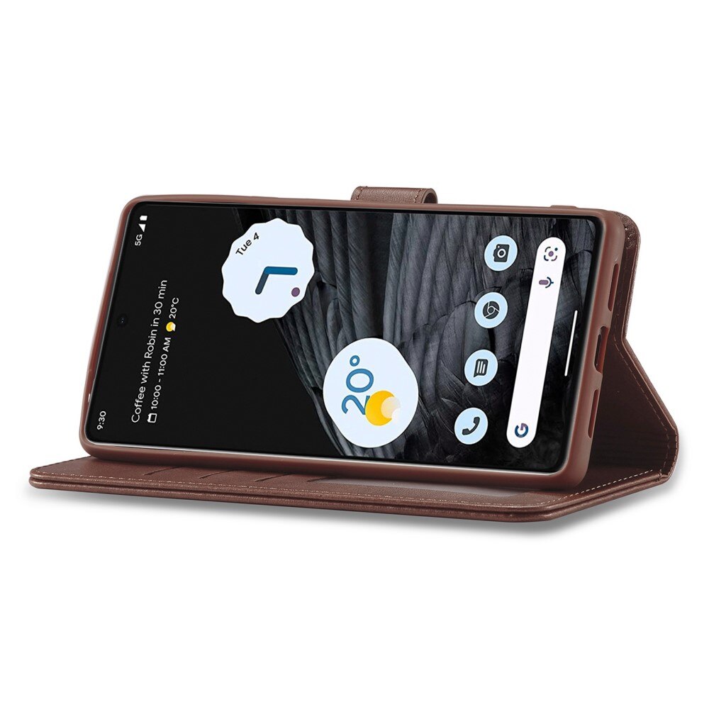 Bookcover hoesje Google Pixel 7 Pro Bruin