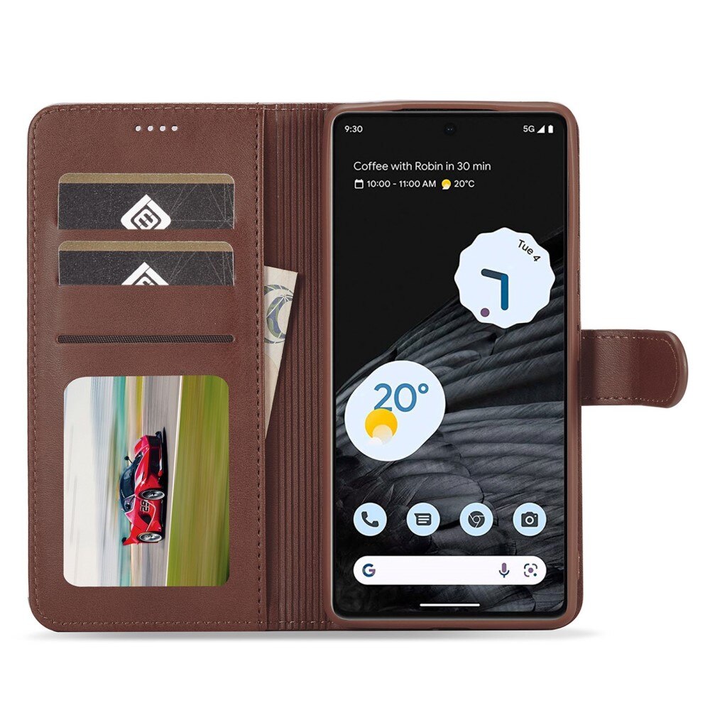 Bookcover hoesje Google Pixel 7 Bruin