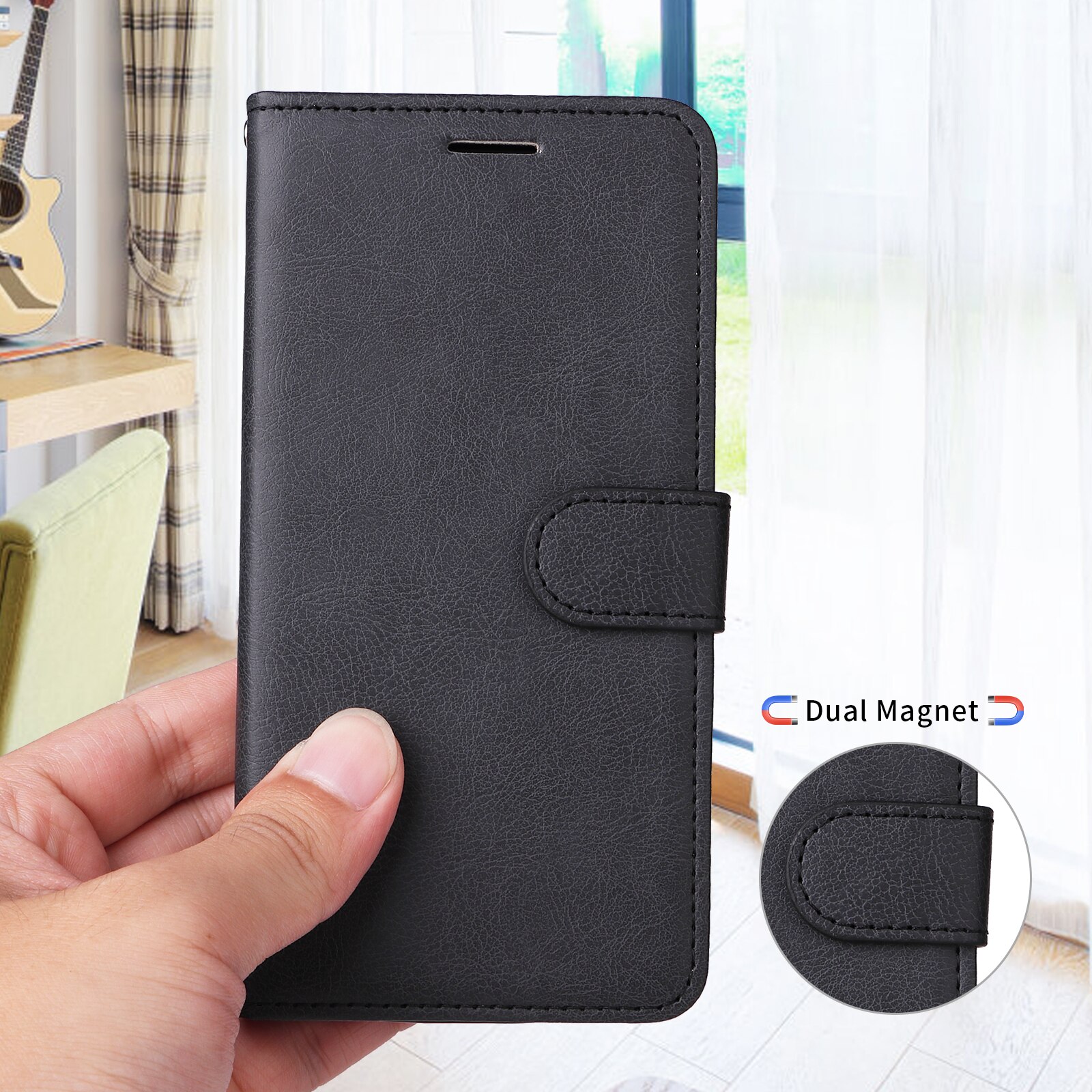 Xiaomi Redmi 15C Bookcover hoesje zwart