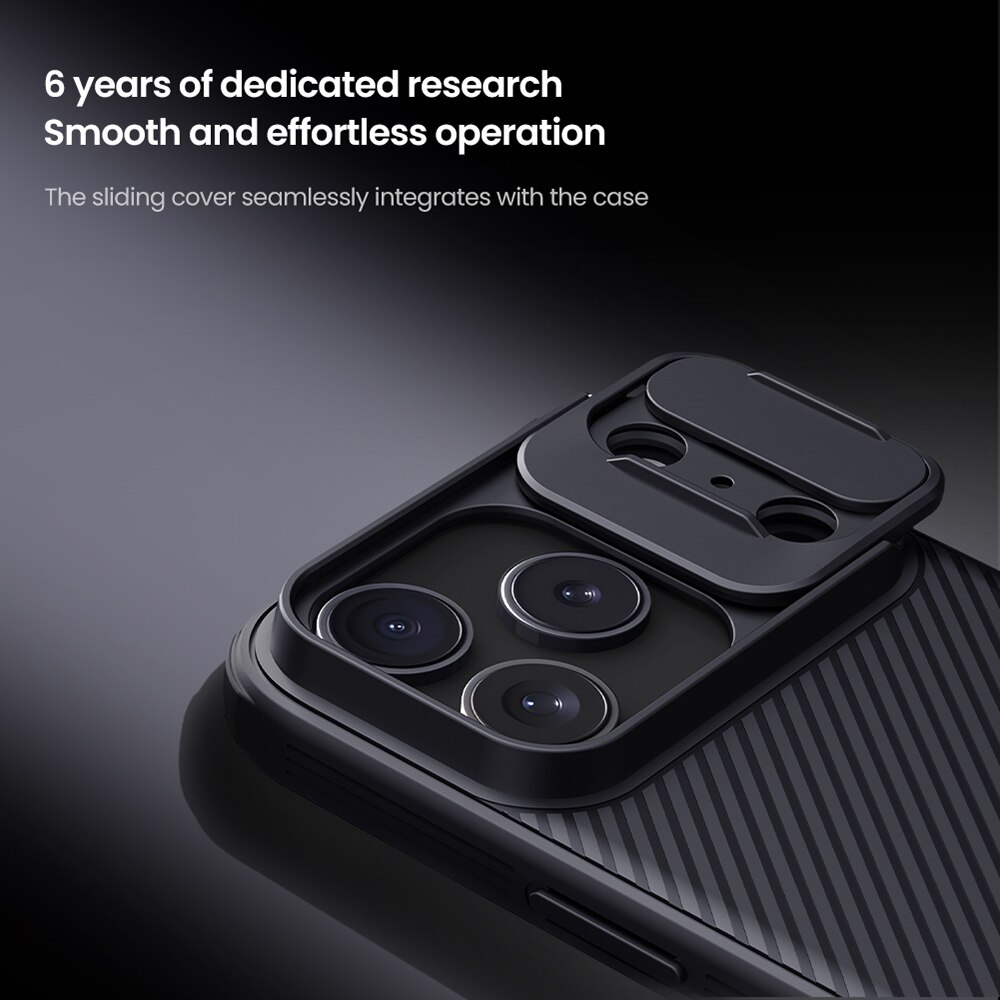 CamShield Case iPhone 17 Pro Zwart